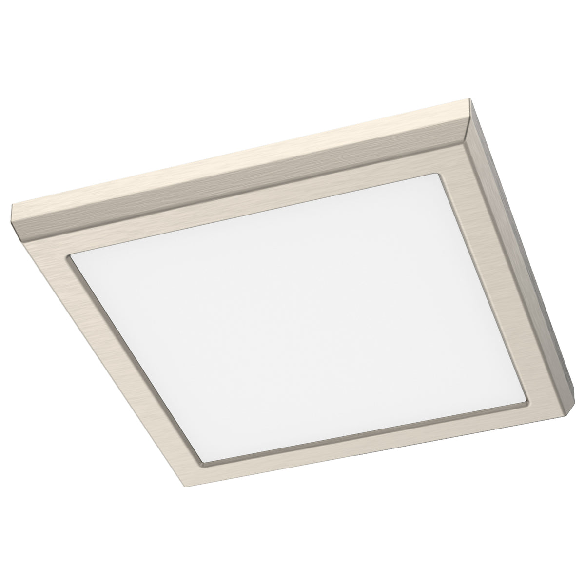 Blink Performer - 10 Watt LED - 7 Inch Square Fixture - Brushed Nickel Finish - 5 Selectable for bedrooms and hallways