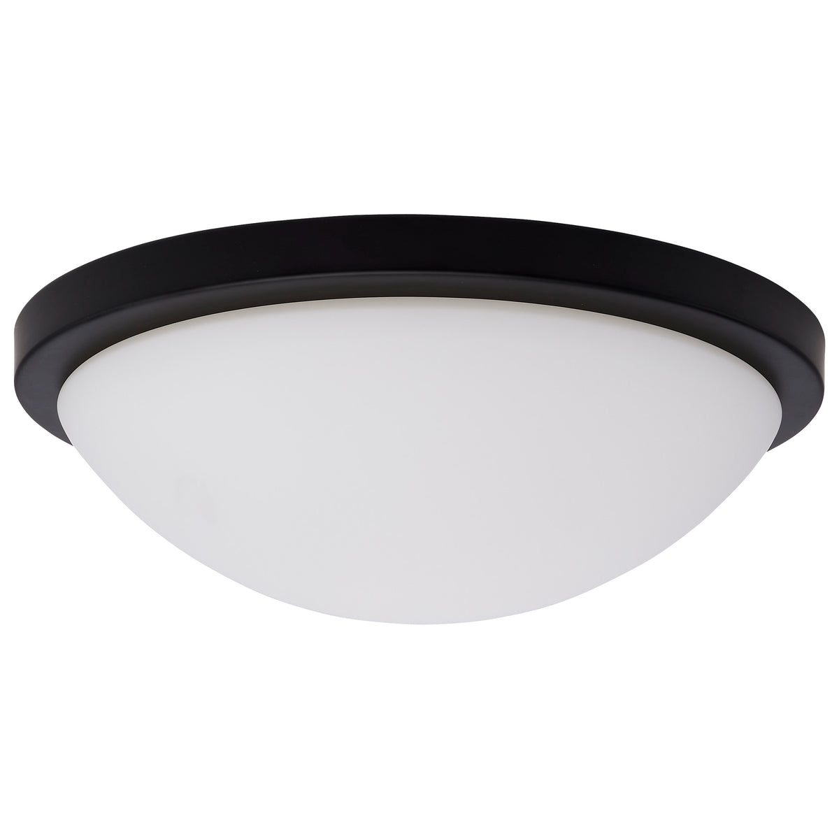 Button - 11 Inch LED Flush Mount Fixture - Matte Black Finish - Selectable - 120 Volts product image