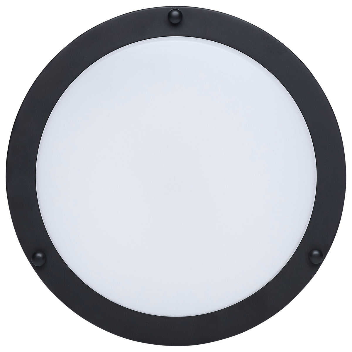 Glamour - LED 10 Inch Flush Mount - Black Finish - 27K/3K/35K/4K/5K CCT Selectable
