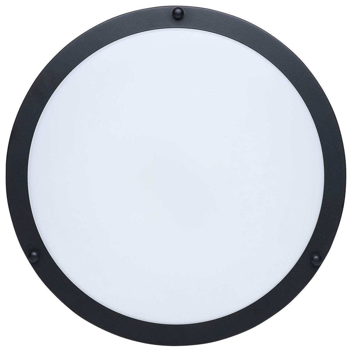 Glamour - LED 13 Inch Flush Mount - Black Finish - 27K/3K/35K/4K/5K CCT Selectable