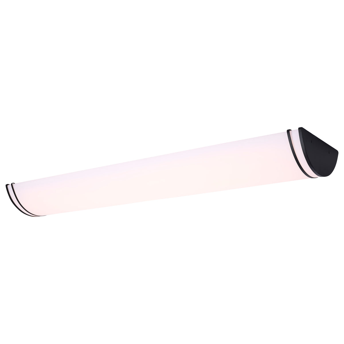 Glamour - LED 50 Inch Linear Flush Mount - Black Finish - 27K/3K/35K/4K/5K CCT Selectable
