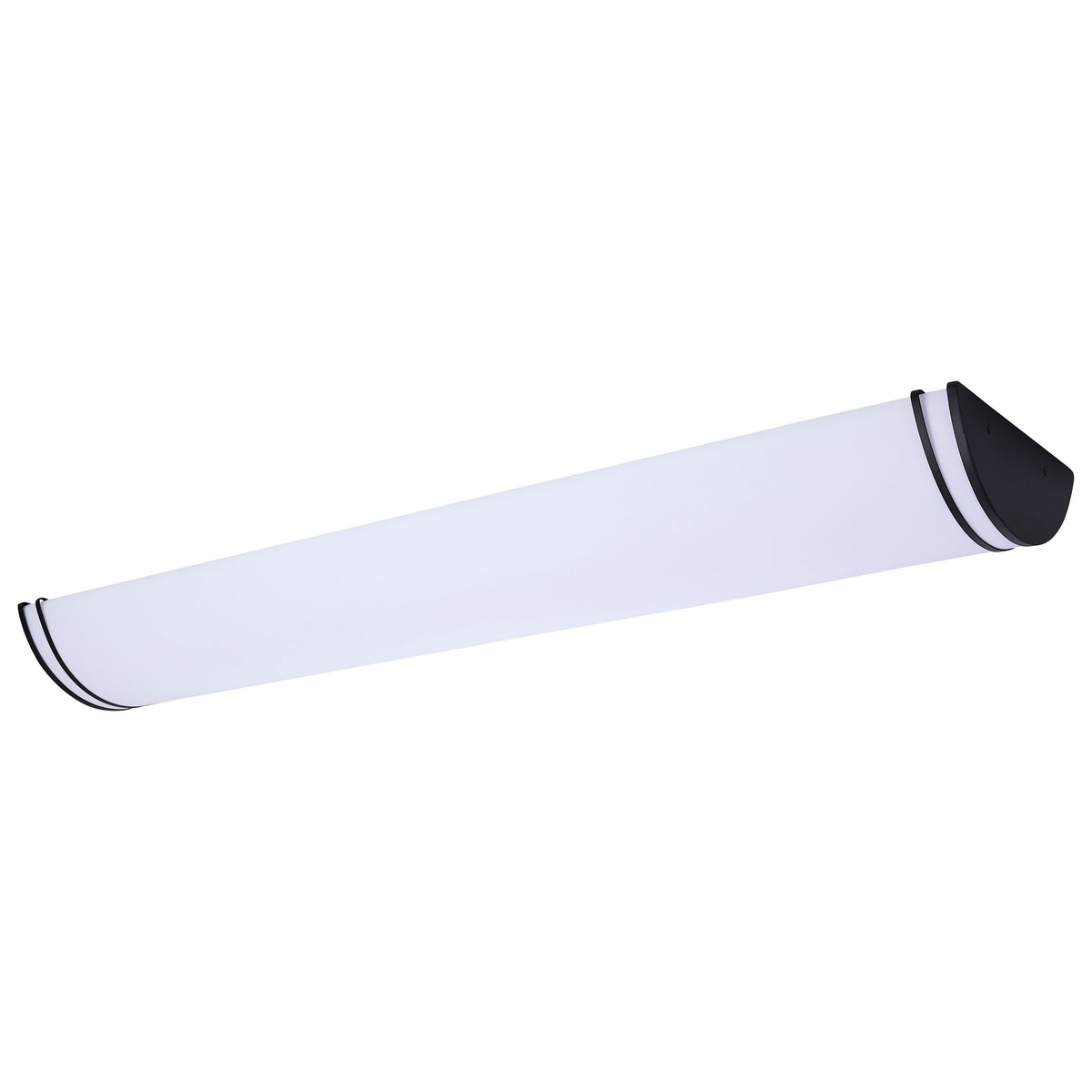 Glamour - LED 50 Inch Linear Flush Mount - Black Finish - 27K/3K/35K/4K/5K CCT Selectable