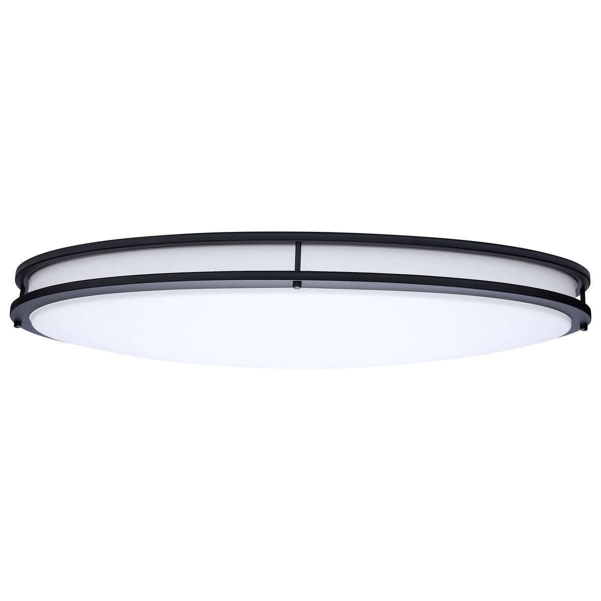 Glamour - LED 32 Inch Oval Flush Mount - Black Finish - 27K/3K/35K/4K/5K Selectable bulb or fixture view