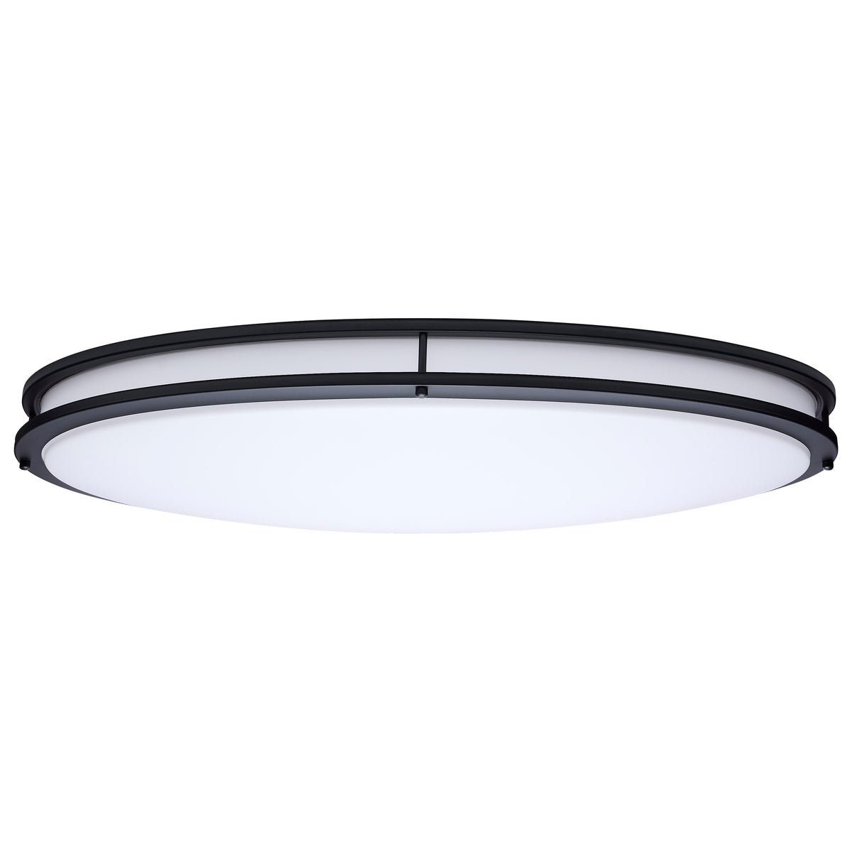Glamour - LED 32 Inch Oval Flush Mount - Black Finish - 27K/3K/35K/4K/5K CCT Selectable