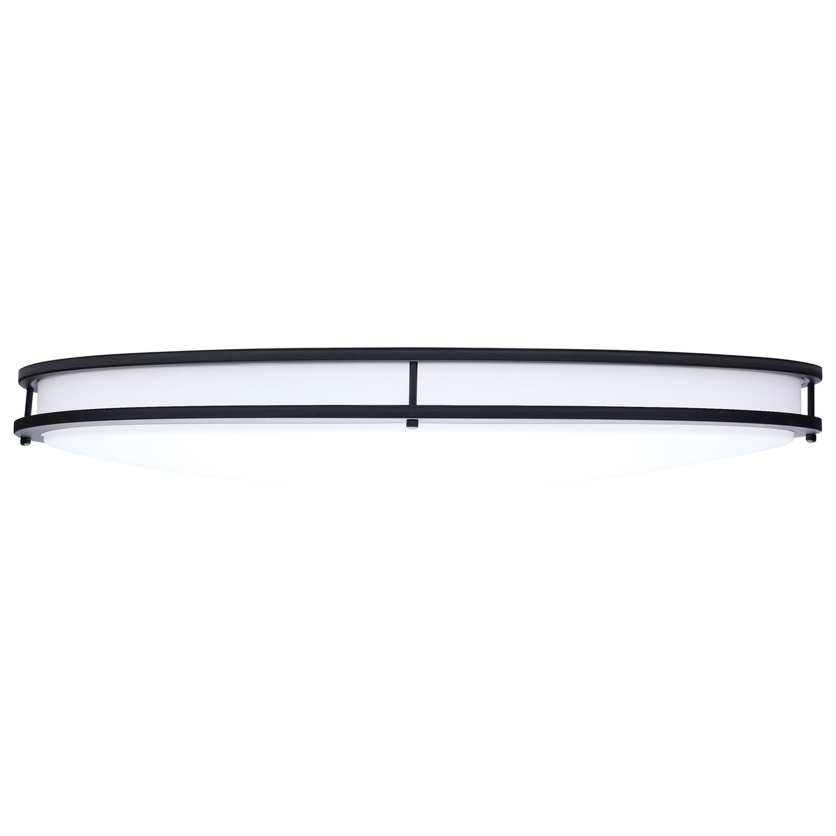 Glamour - LED 32 Inch Oval Flush Mount - Black Finish - 27K/3K/35K/4K/5K CCT Selectable