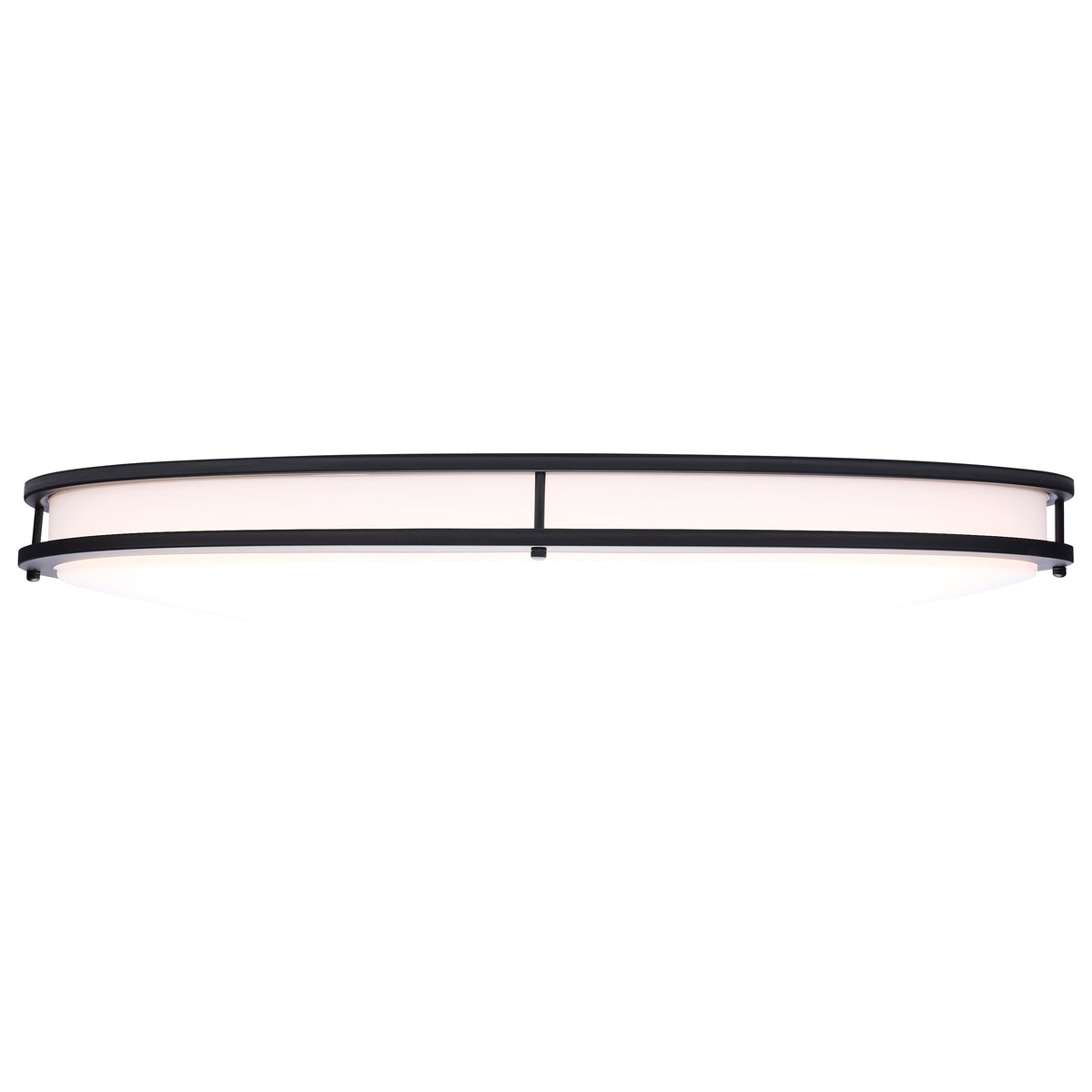 Glamour - LED 32 Inch Oval Flush Mount - Black Finish - 27K/3K/35K/4K/5K CCT Selectable