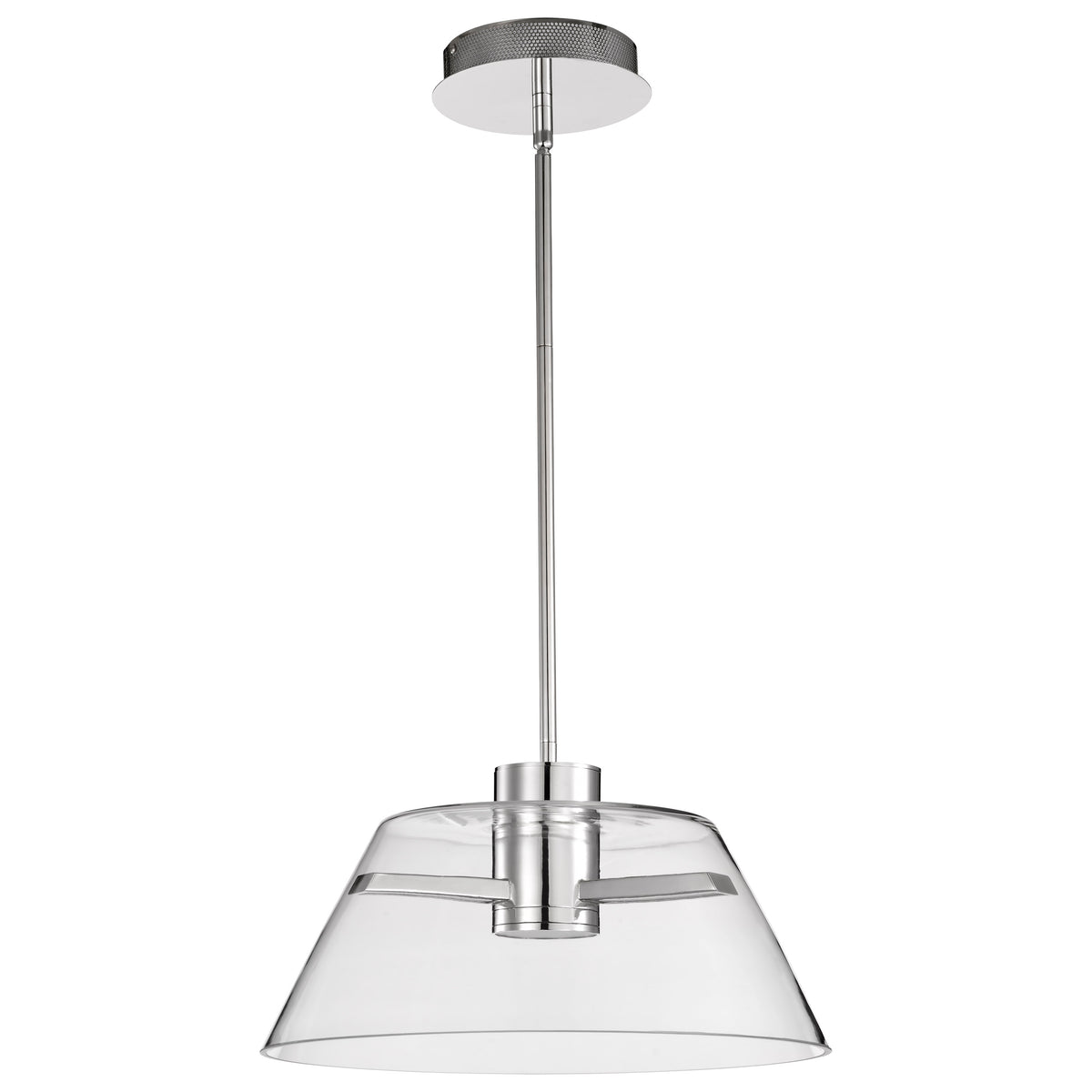 Edmond - 17 Inch LED Pendant - Polished Nickel - Polished Nickel Finish