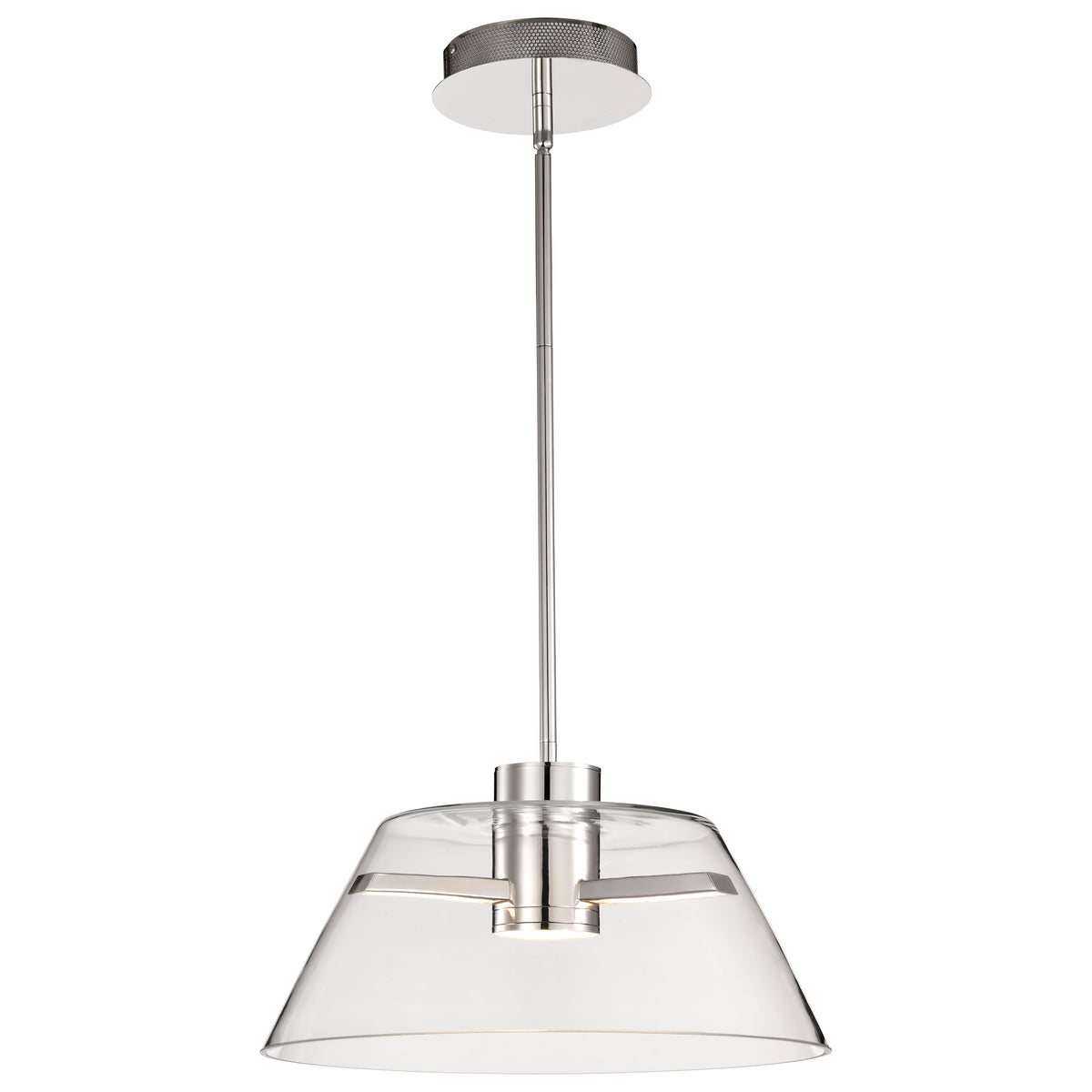 Edmond - 17 Inch LED Pendant - Polished Nickel - Polished Nickel Finish
