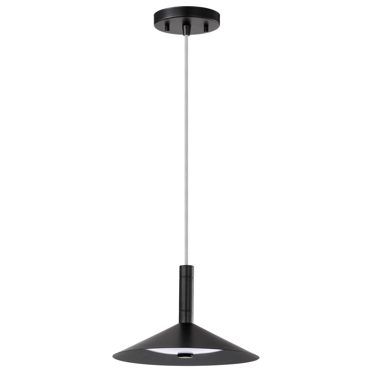 Corrine - 10 Inch LED Pendant - Matte Black - 3K/4K/5K Selectable for ceiling fixtures and commercial spaces