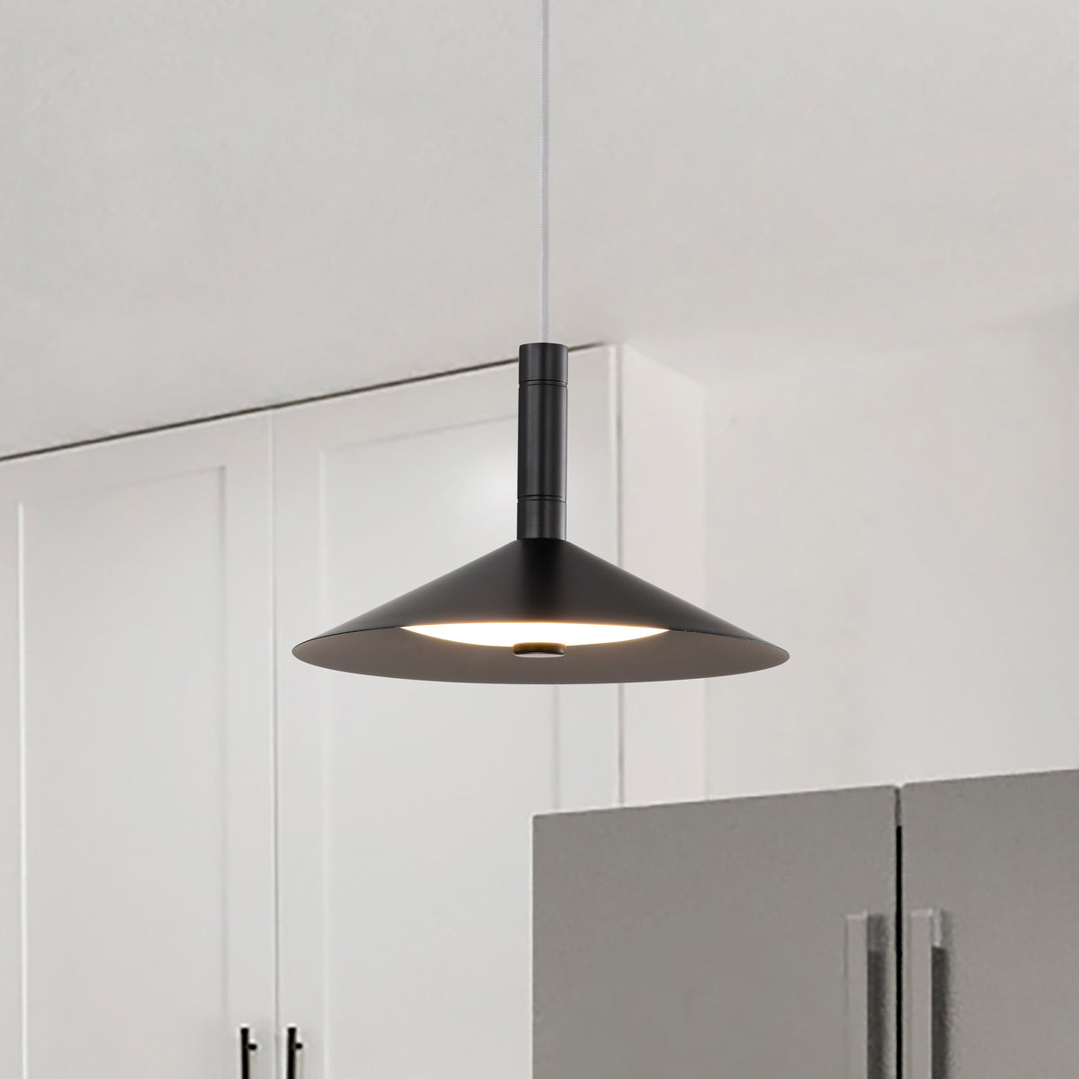 Corrine - 10 Inch LED Pendant - Matte Black - 3K/4K/5K CCT Selectable
