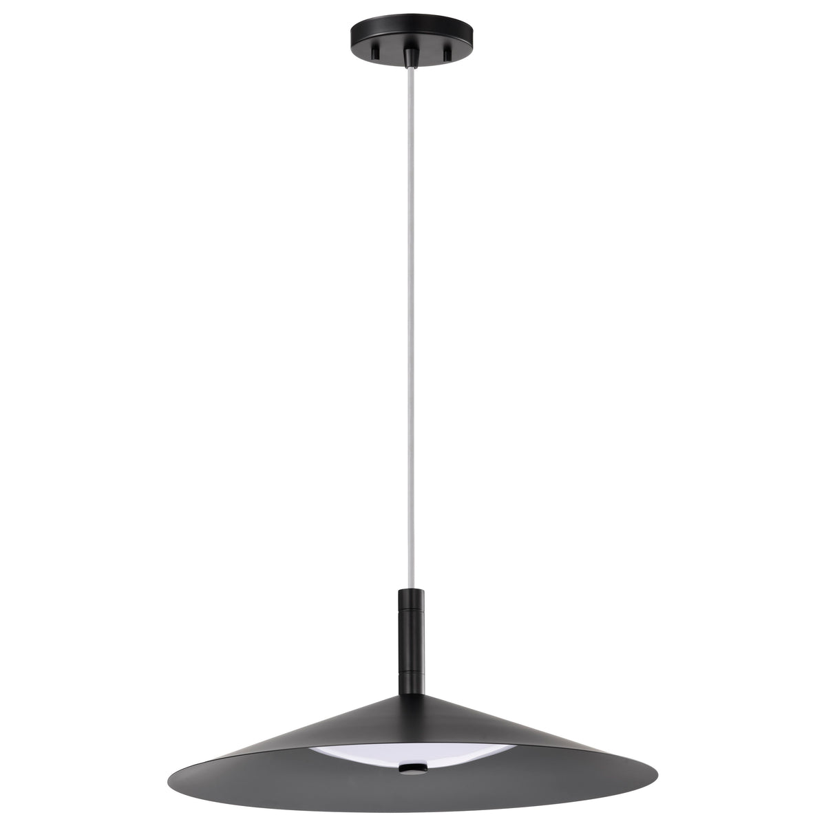 Corrine - 18 Inch LED Pendant - Matte Black - 3K/4K/5K Selectable product image