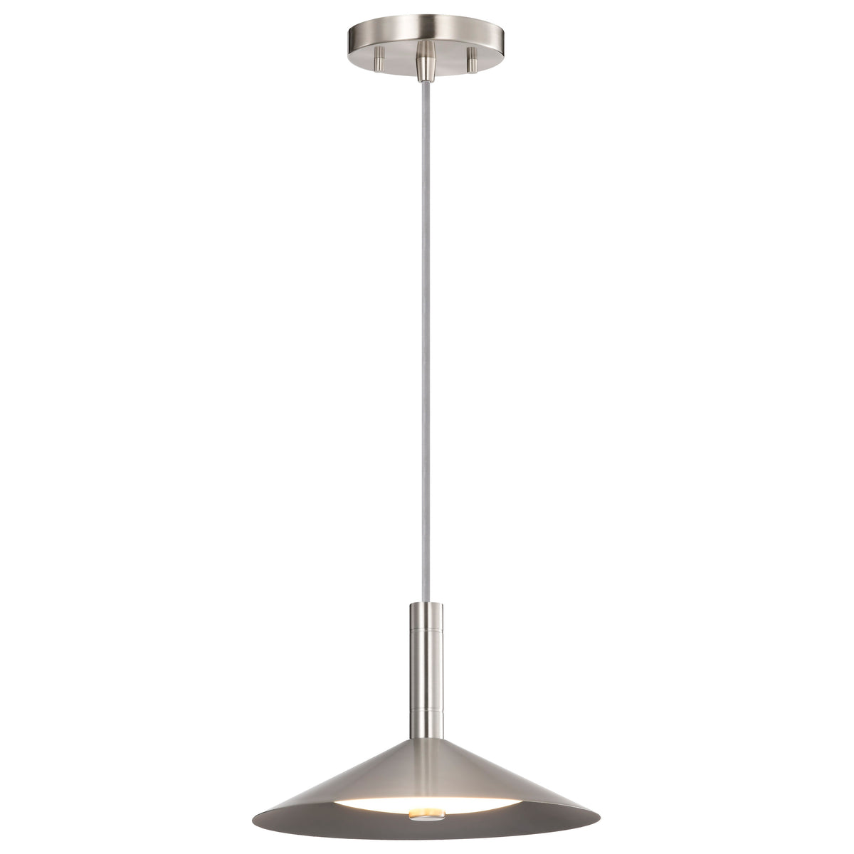 Corrine - 10 Inch LED Pendant - Brushed Nickel - 3K/4K/5K CCT Selectable
