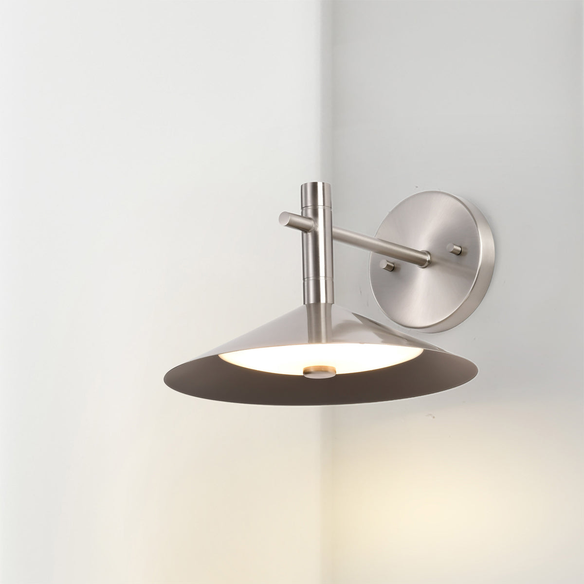 Corrine - 10 Inch LED Wall Sconce - Brushed Nickel - 3K/4K/5K CCT Selectable