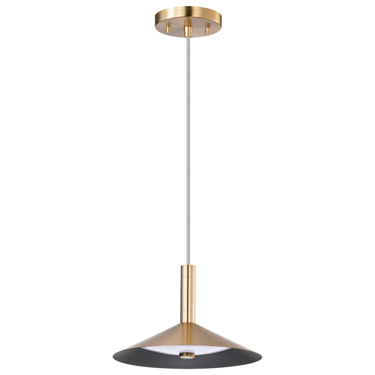 Corrine - 10 Inch LED Pendant - Burnished Brass - 3K/4K/5K Selectable