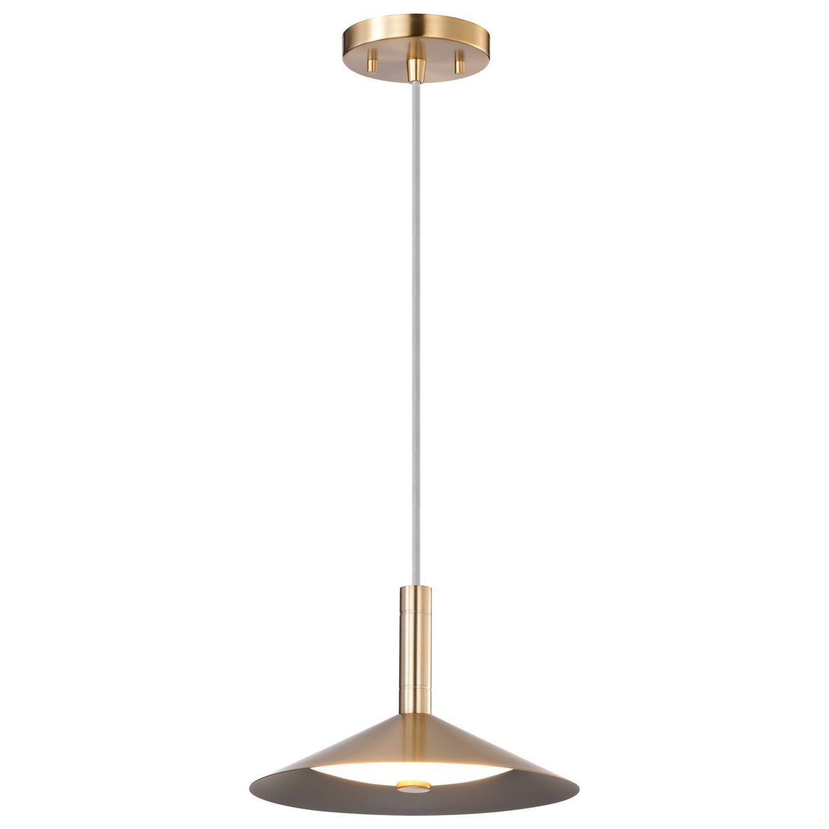 Corrine - 10 Inch LED Pendant - Burnished Brass - 3K/4K/5K CCT Selectable