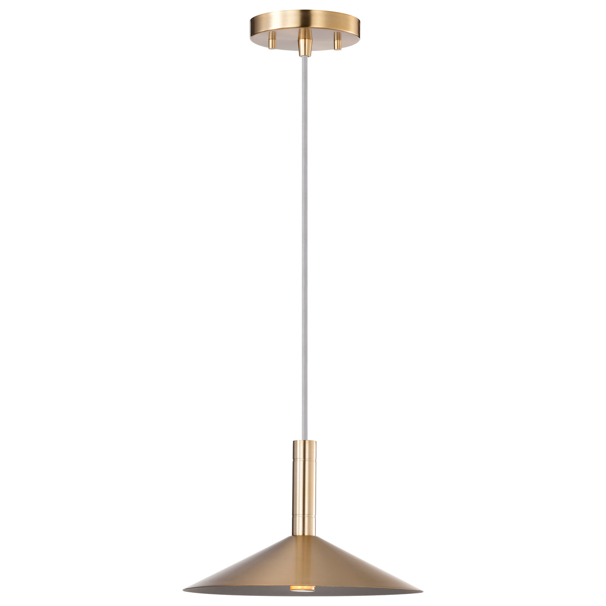 Corrine - 10 Inch LED Pendant - Burnished Brass - 3K/4K/5K CCT Selectable