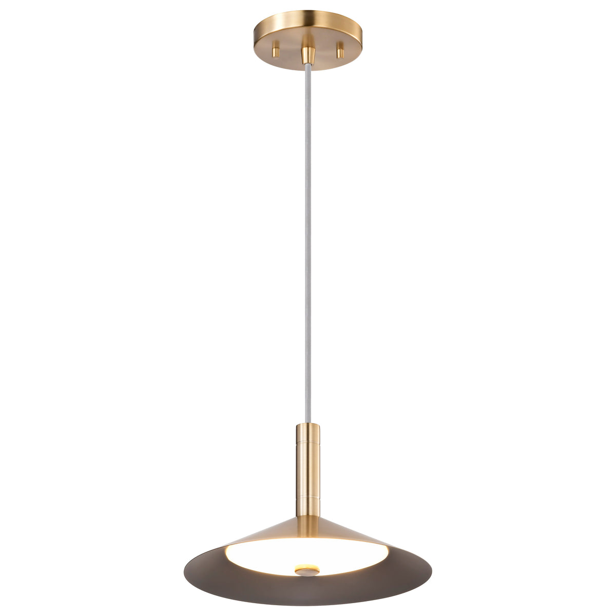 Corrine - 10 Inch LED Pendant - Burnished Brass - 3K/4K/5K CCT Selectable