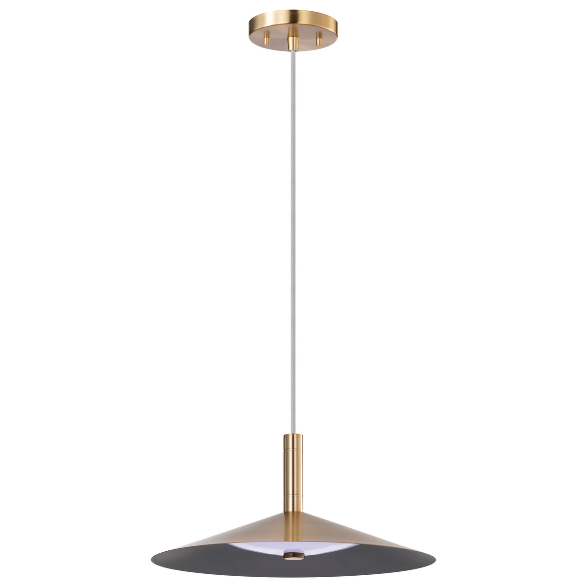 Corrine - 14 Inch LED Pendant - Burnished Brass - 3K/4K/5K Selectable product image