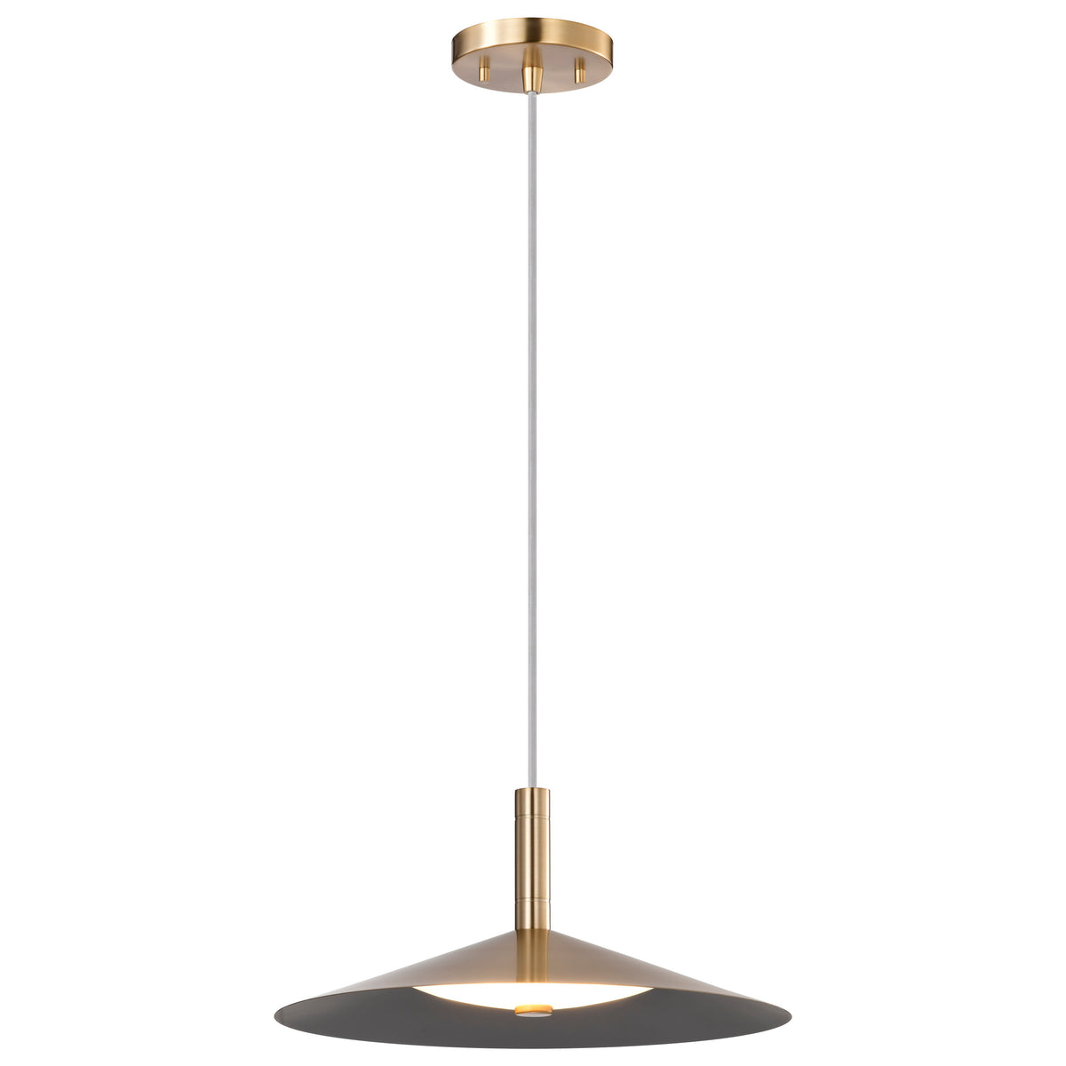 Corrine - 14 Inch LED Pendant - Burnished Brass - 3K/4K/5K CCT Selectable