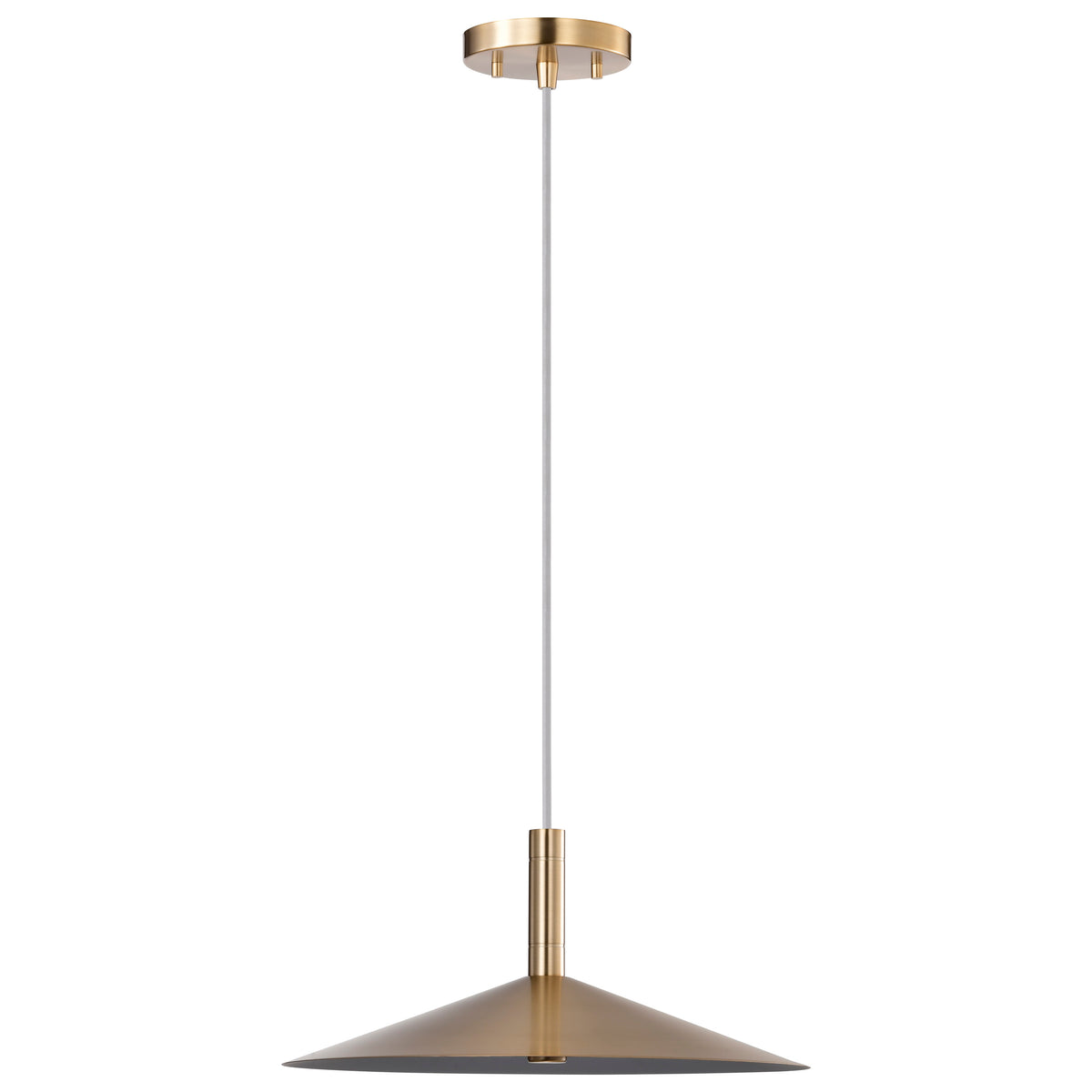 Corrine - 14 Inch LED Pendant - Burnished Brass - 3K/4K/5K CCT Selectable