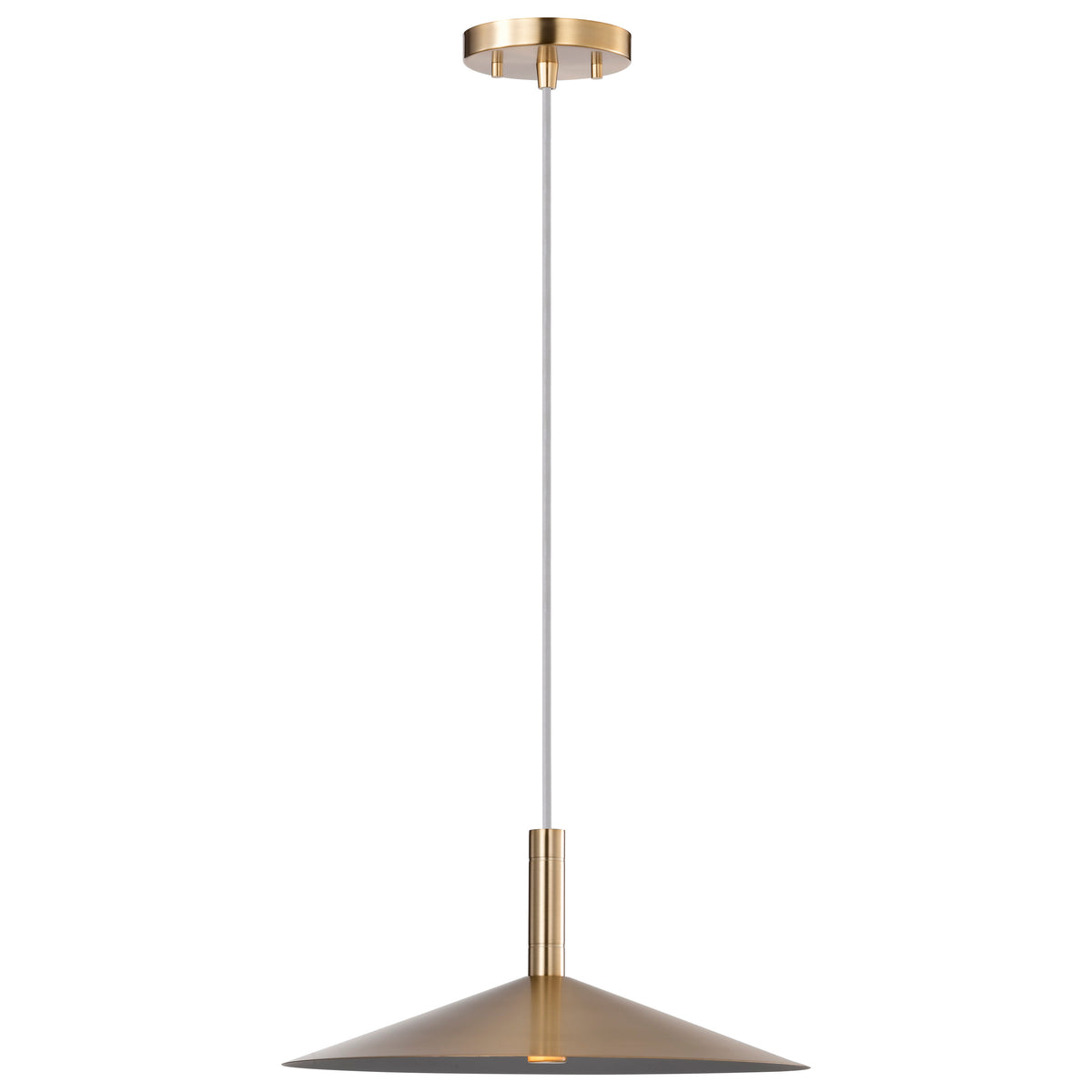 Corrine - 14 Inch LED Pendant - Burnished Brass - 3K/4K/5K CCT Selectable