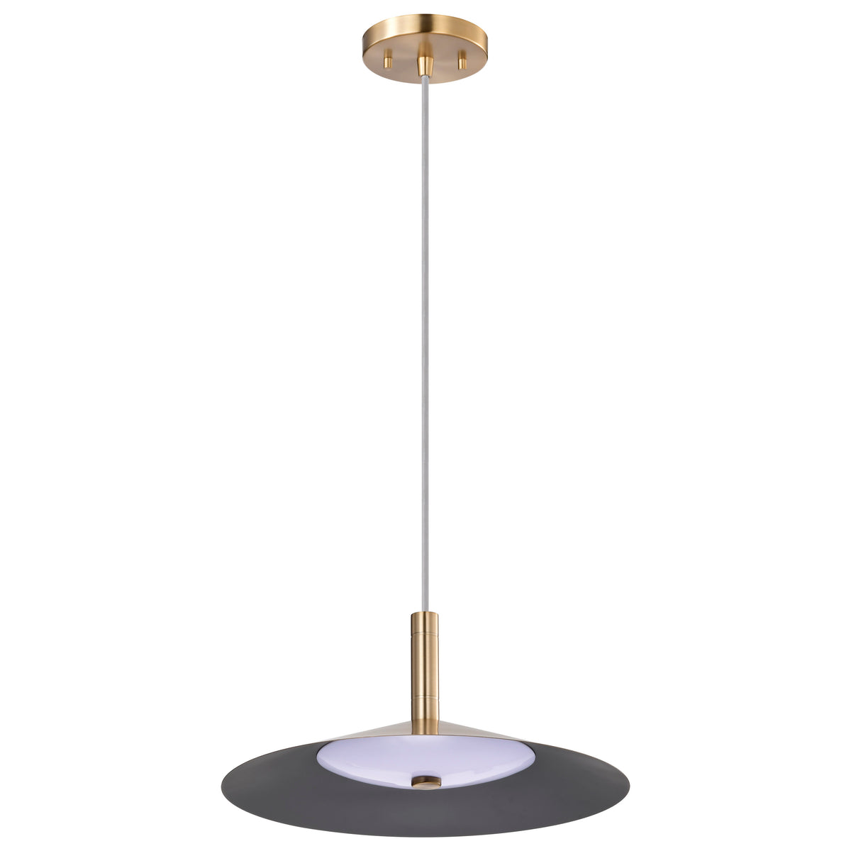 Corrine - 14 Inch LED Pendant - Burnished Brass - 3K/4K/5K CCT Selectable