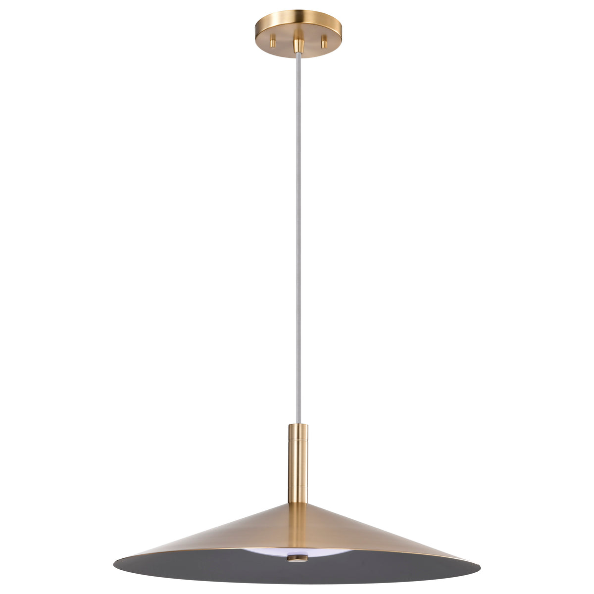Corrine - 18 Inch LED Pendant - Burnished Brass - 3K/4K/5K Selectable bulb or fixture view