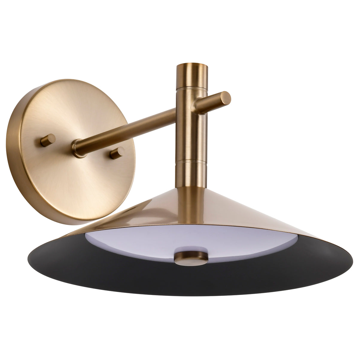 Corrine - 10 Inch LED Wall Sconce - Burnished Brass - 3K/4K/5K Selectable lighting product