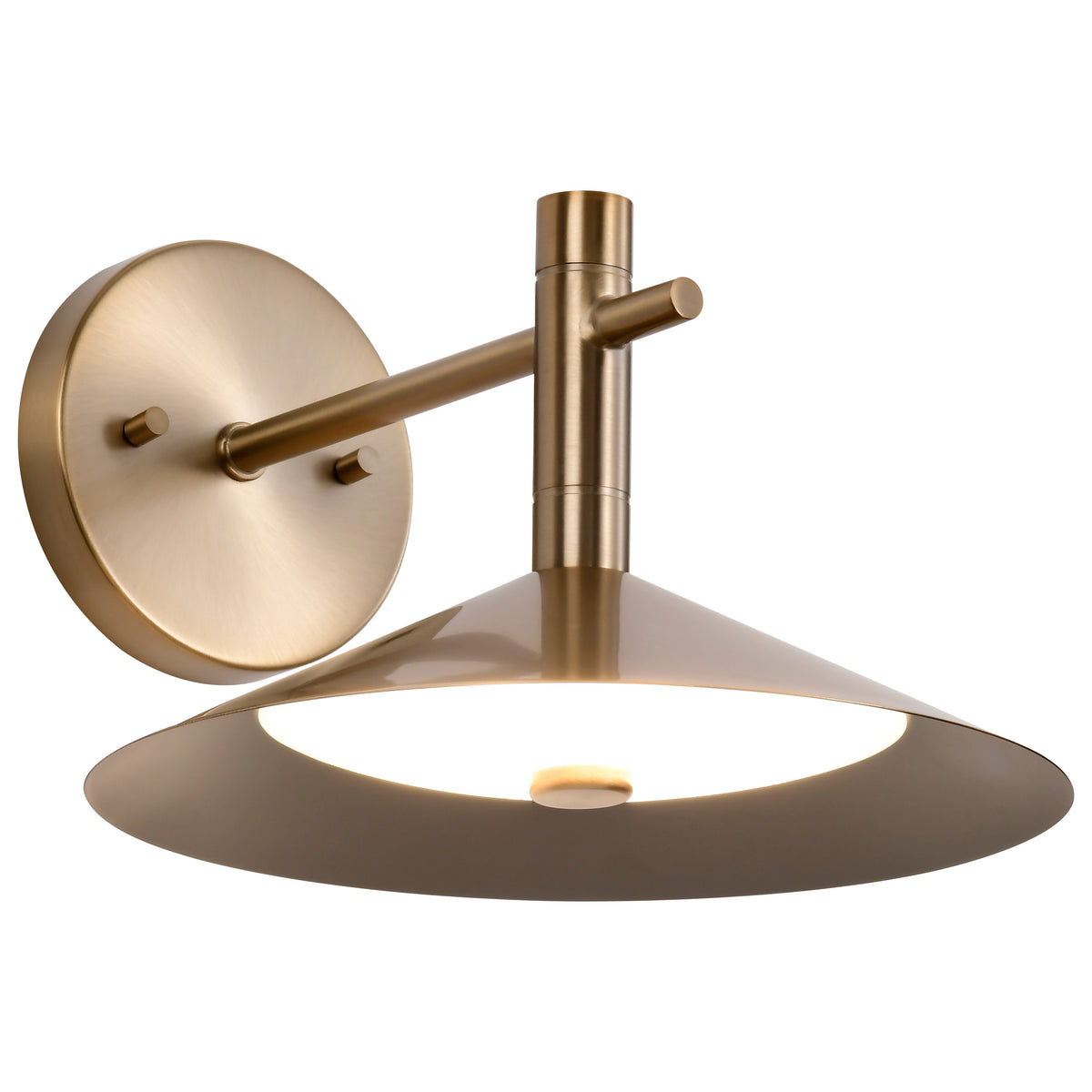 Corrine - 10 Inch LED Wall Sconce - Burnished Brass - 3K/4K/5K CCT Selectable