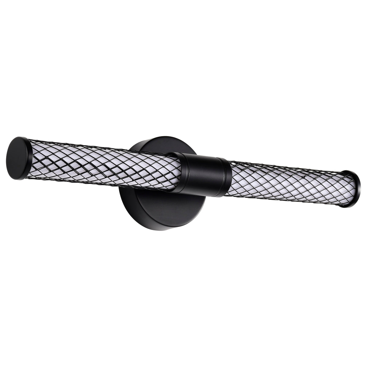 Kingsport - 20 Inch LED Vanity - Matte Black - Acrylic Lens