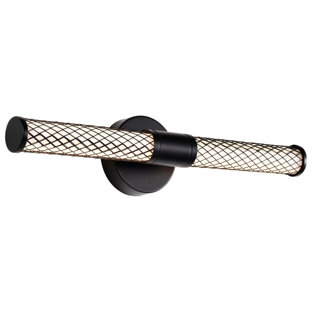 Kingsport - 20 Inch LED Vanity - Matte Black - Acrylic Lens