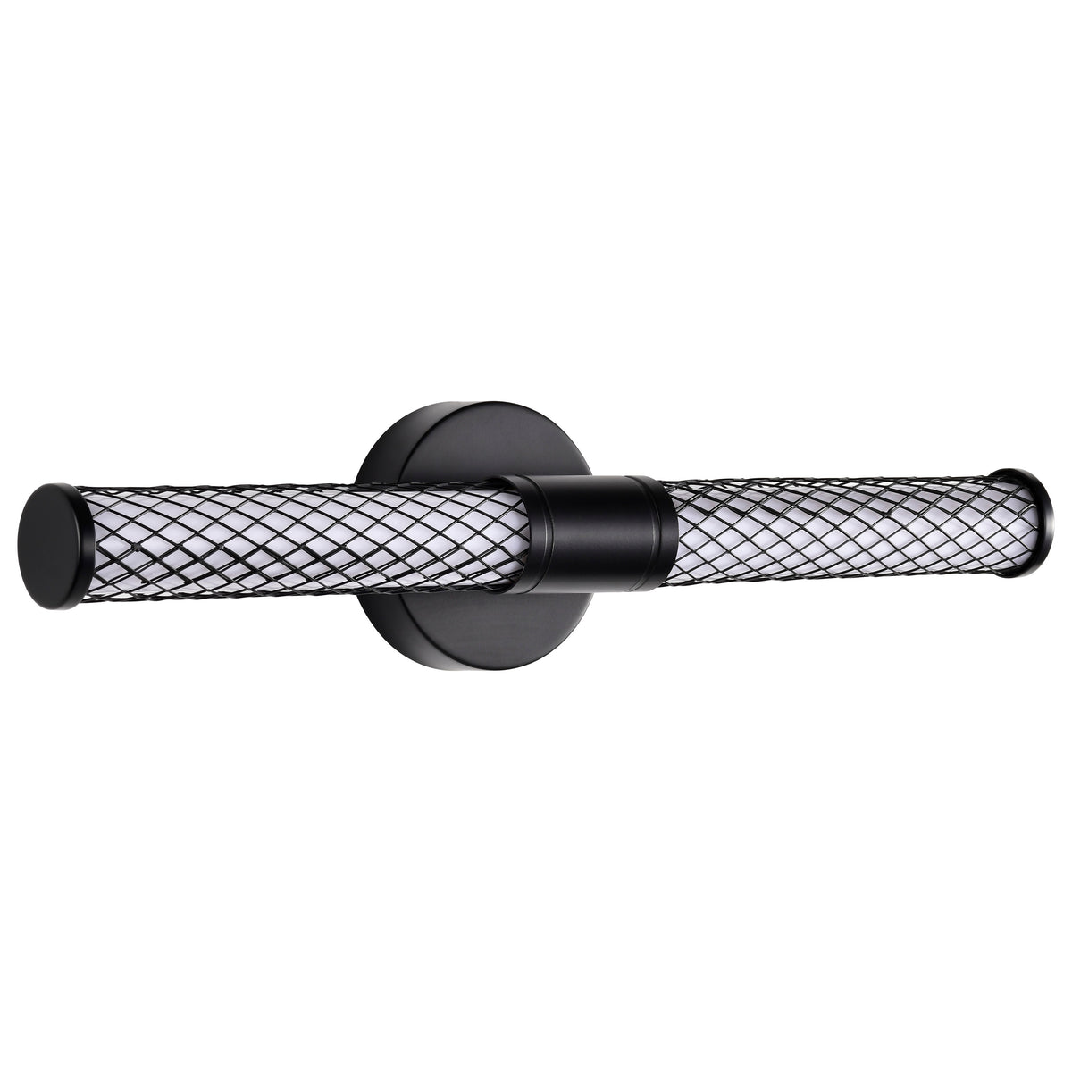 Kingsport - 20 Inch LED Vanity - Matte Black - Acrylic Lens
