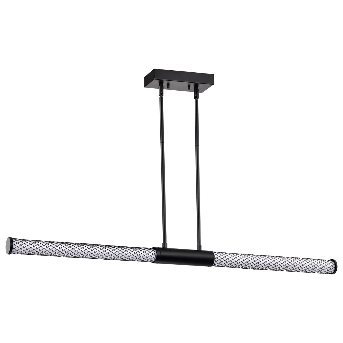 Kingsport - 44 Inch LED Island Pendant - Matte Black - Acrylic Lens product image