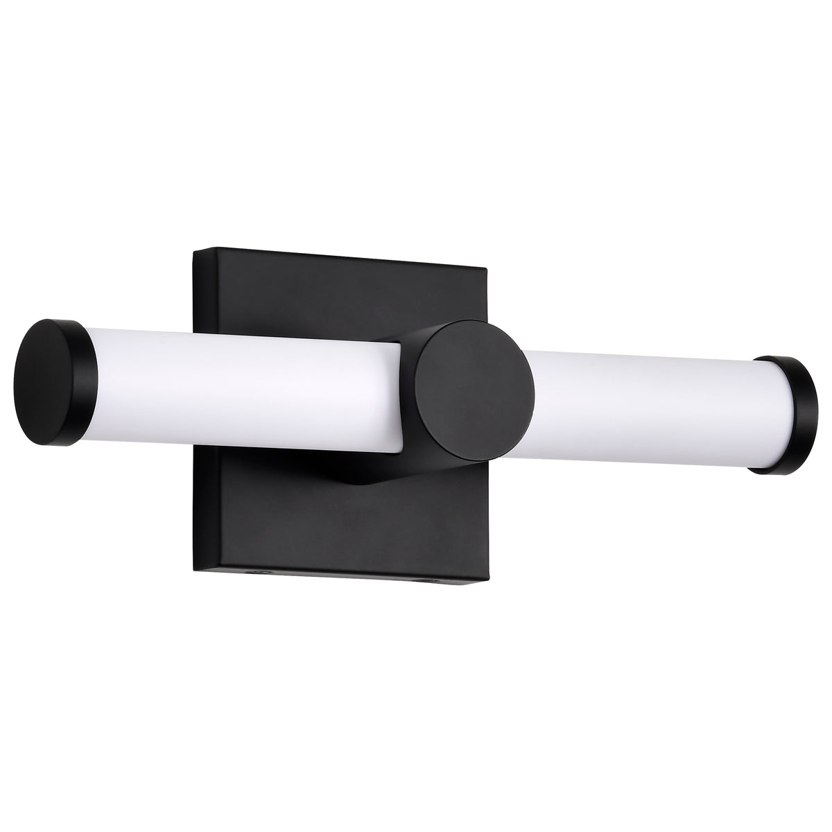 Bowman - 12 Inch LED Vanity - Matte Black - Acrylic Lens product image