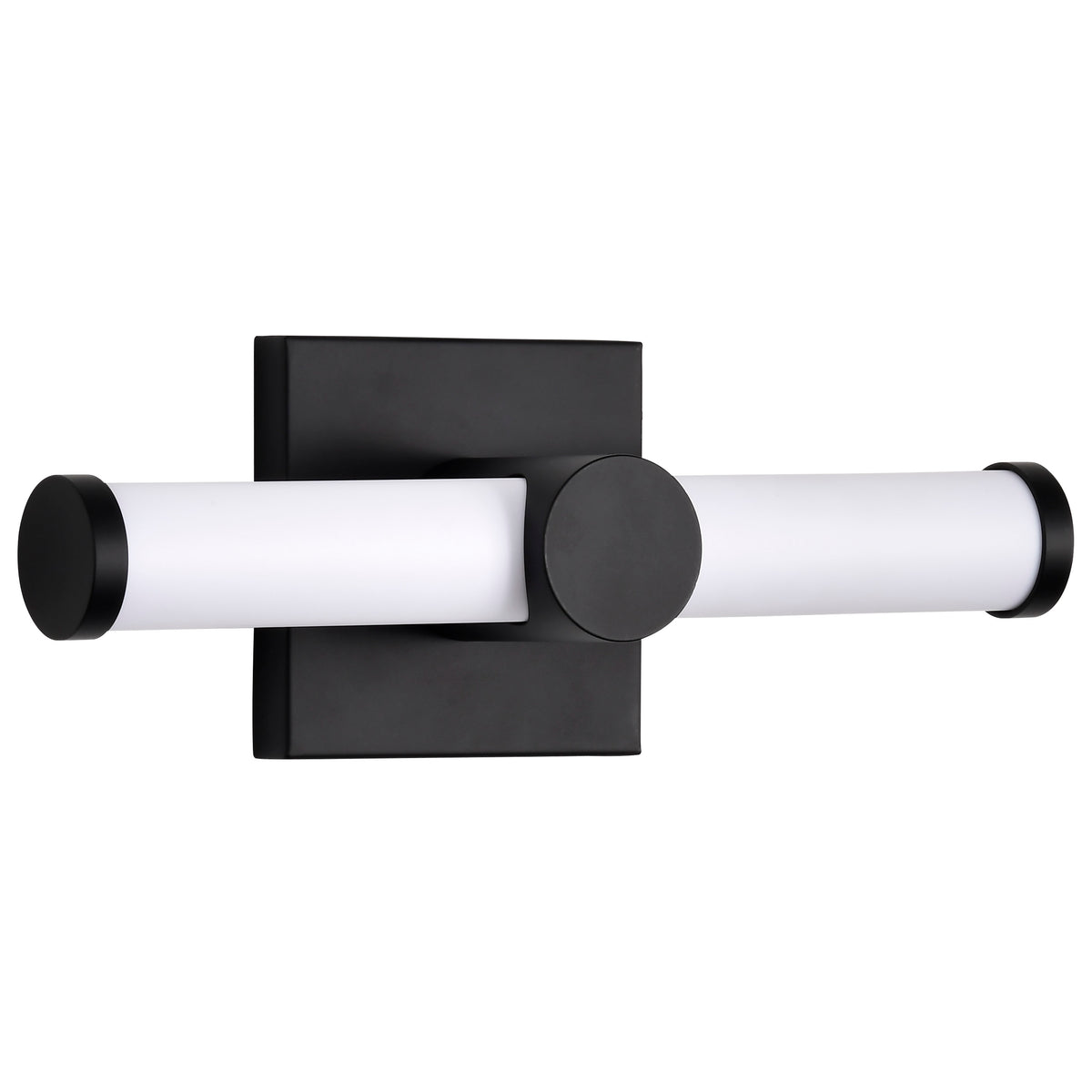 Bowman - 12 Inch LED Vanity - Matte Black - Acrylic Lens
