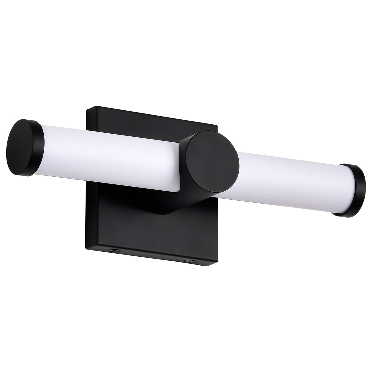 Bowman - 12 Inch LED Vanity - Matte Black - Acrylic Lens