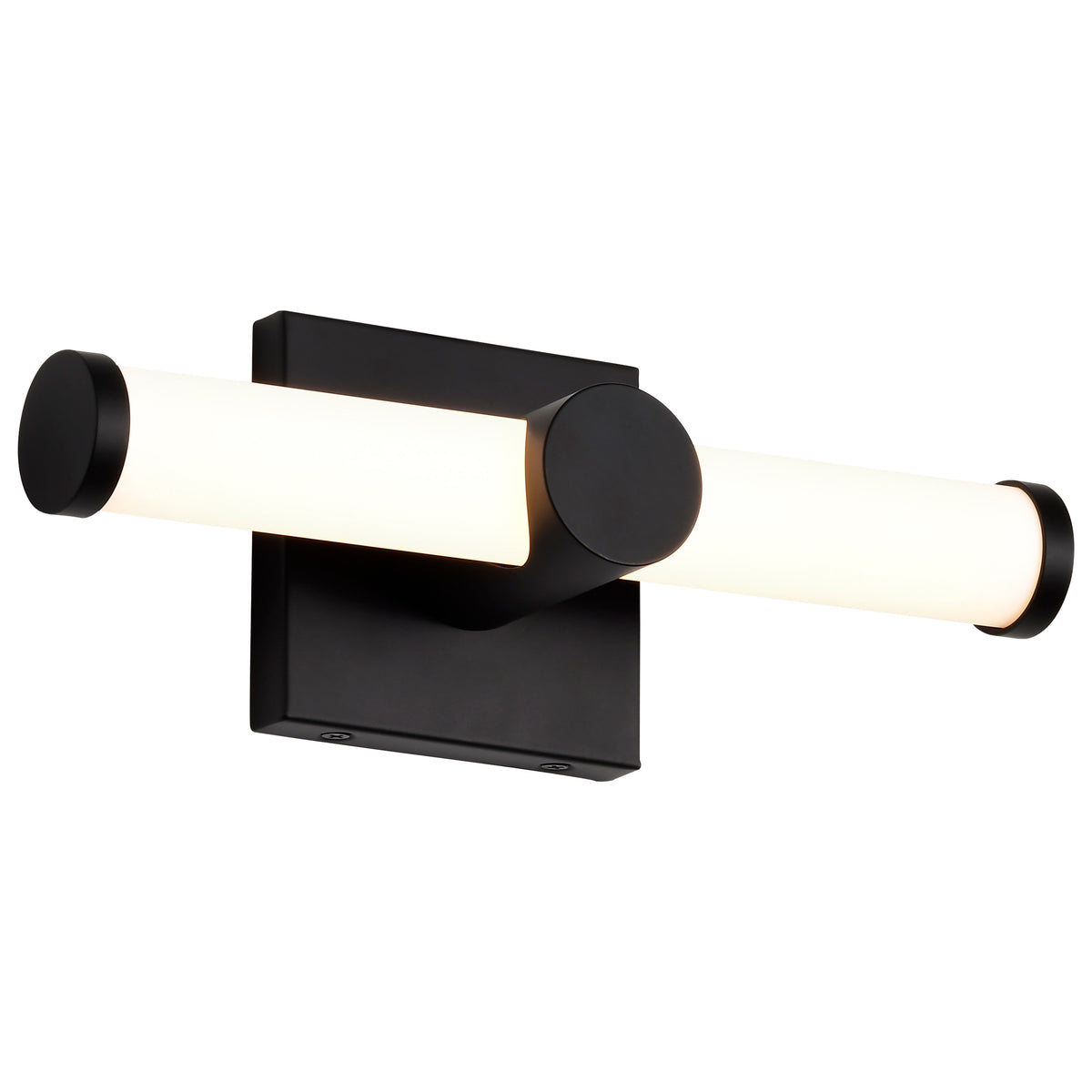 Bowman - 12 Inch LED Vanity - Matte Black - Acrylic Lens