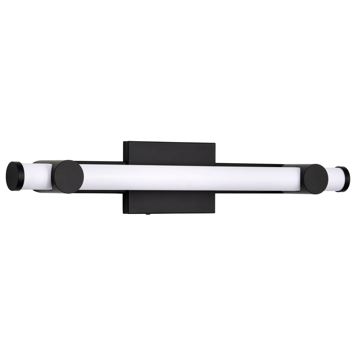 Bowman - 24 Inch LED Vanity - Matte Black - Acrylic Lens