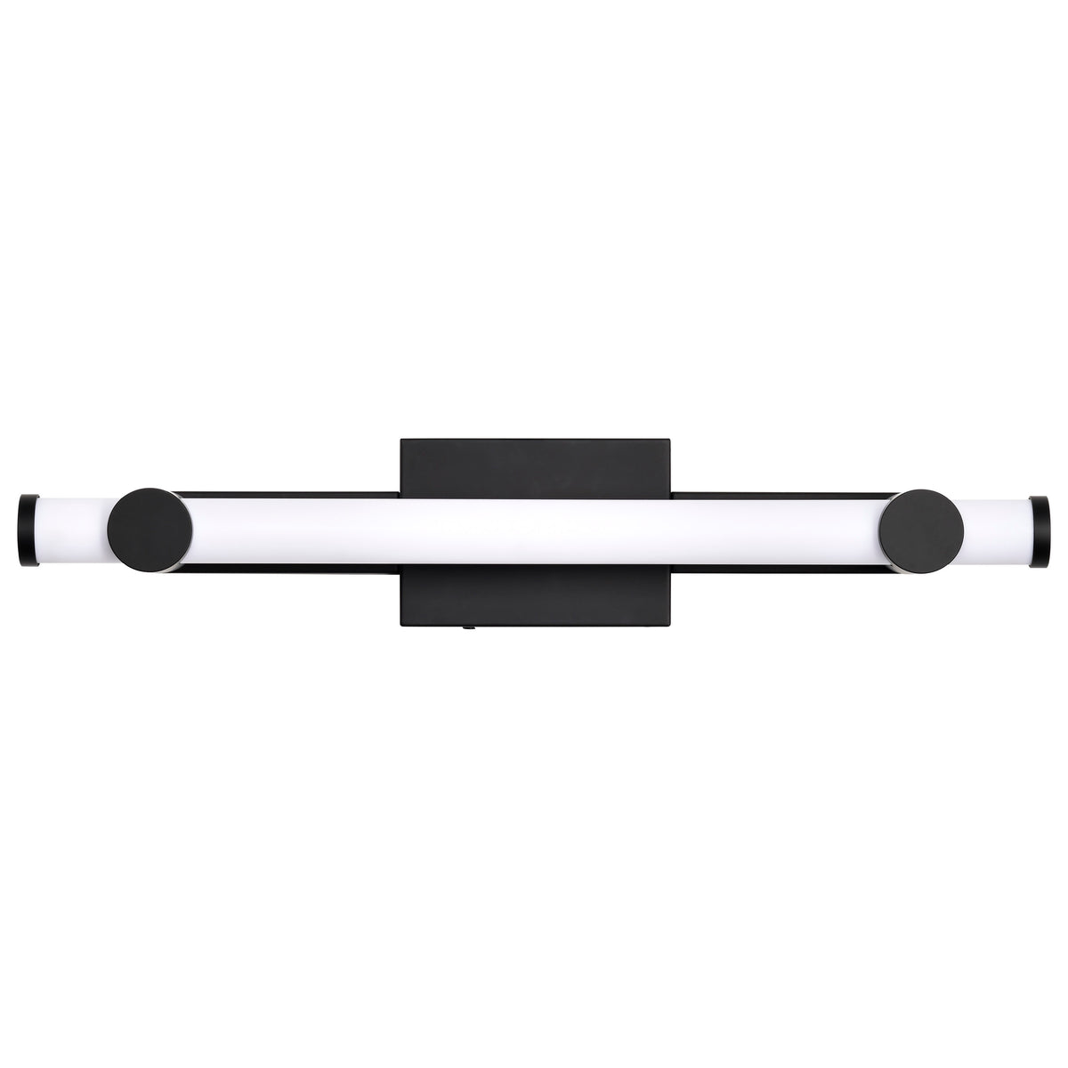 Bowman - 24 Inch LED Vanity - Matte Black - Acrylic Lens