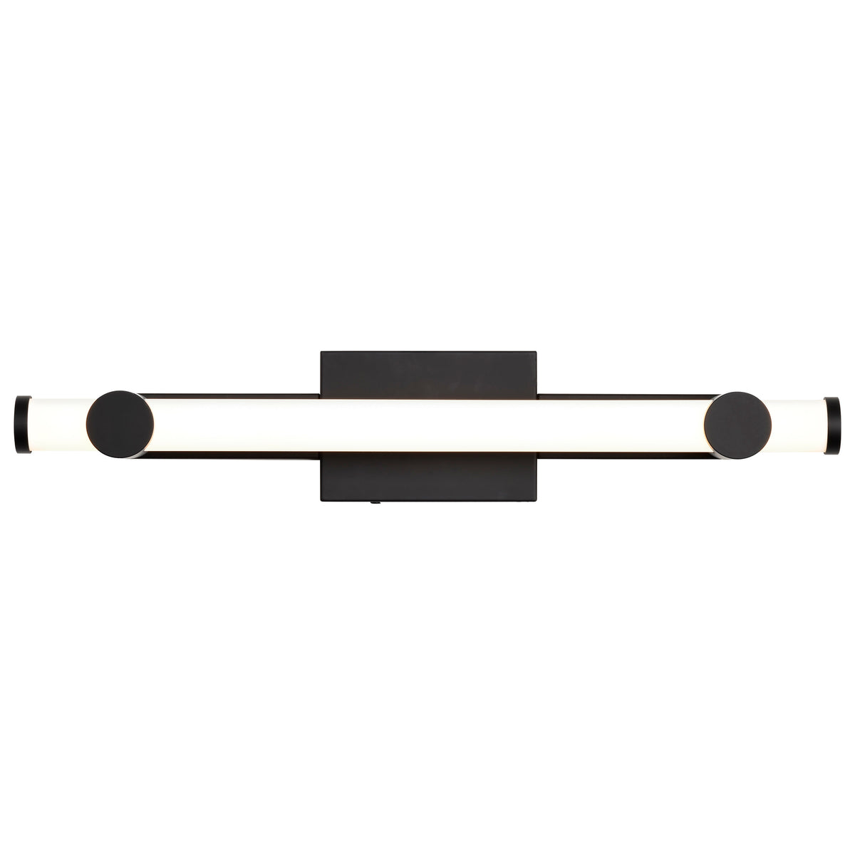 Bowman - 24 Inch LED Vanity - Matte Black - Acrylic Lens