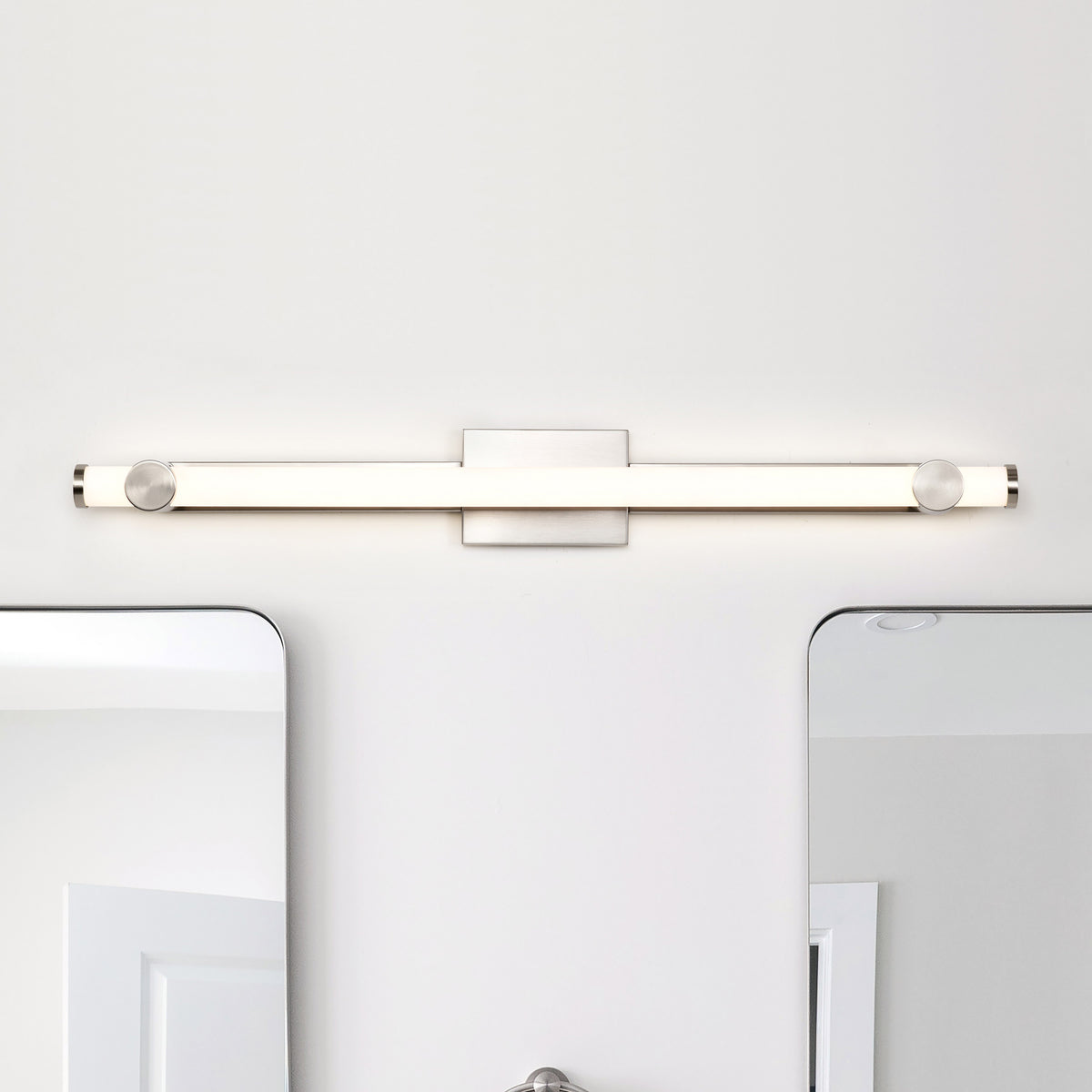Bowman - 36 Inch LED Vanity - Brushed Nickel - Acrylic Lens