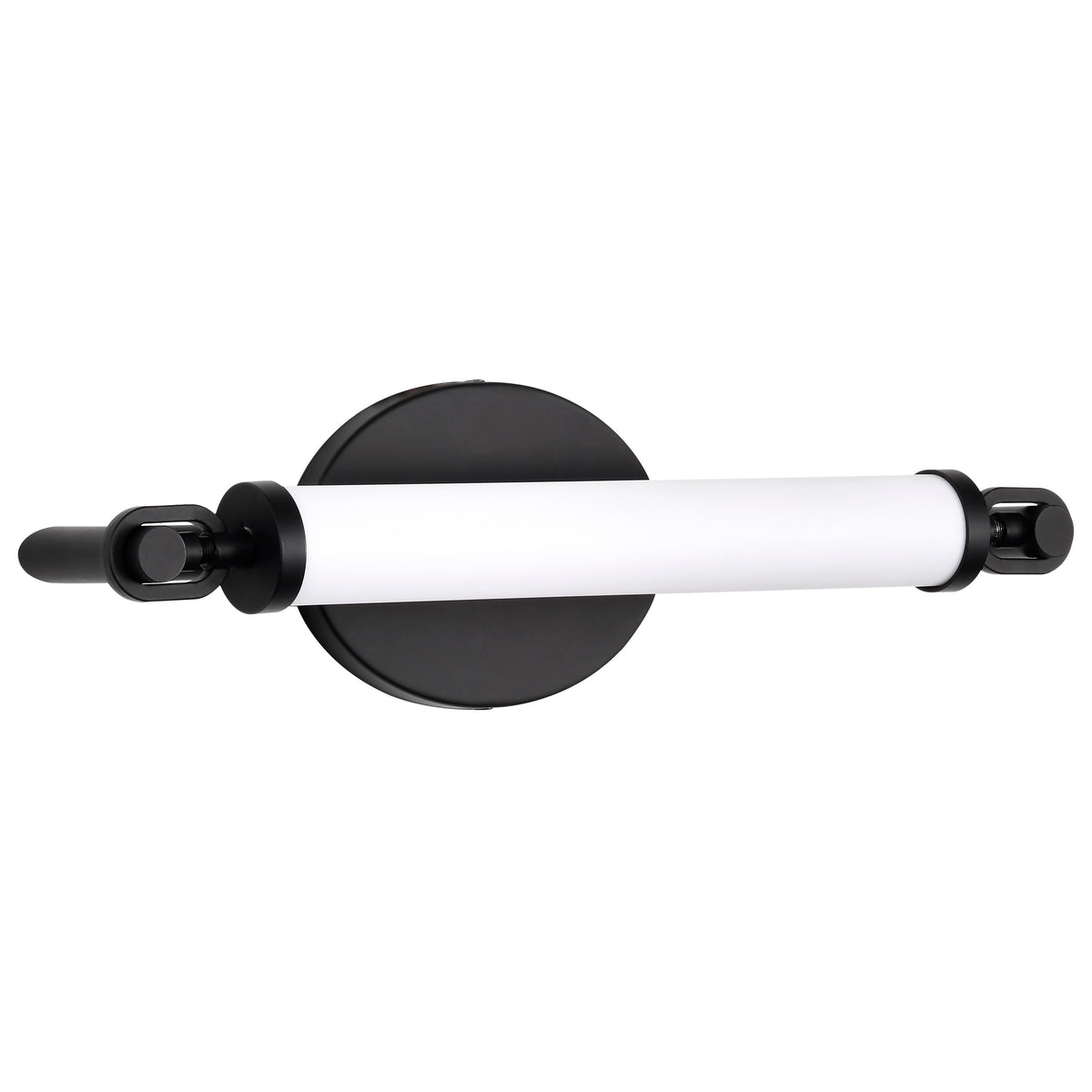 Edgeworth - 16 Inch LED Vanity - Matte Black - Acrylic Lens