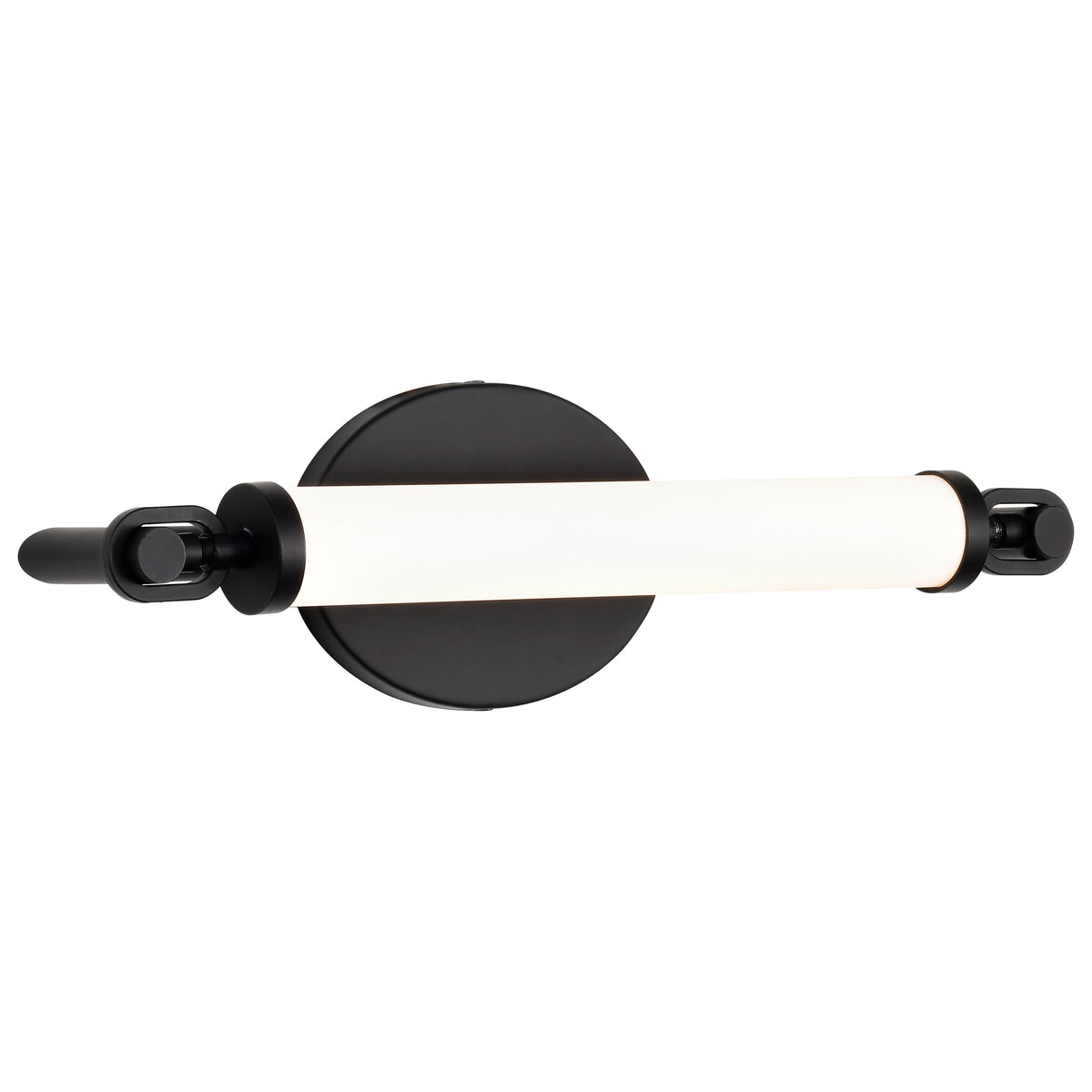 Edgeworth - 16 Inch LED Vanity - Matte Black - Acrylic Lens