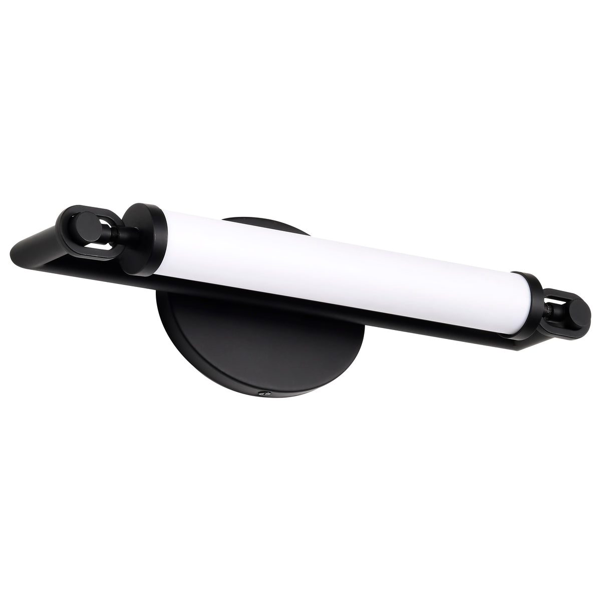 Edgeworth - 16 Inch LED Vanity - Matte Black - Acrylic Lens