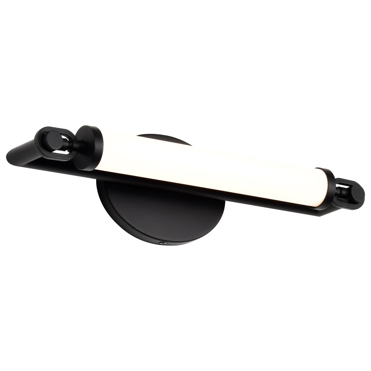 Edgeworth - 16 Inch LED Vanity - Matte Black - Acrylic Lens