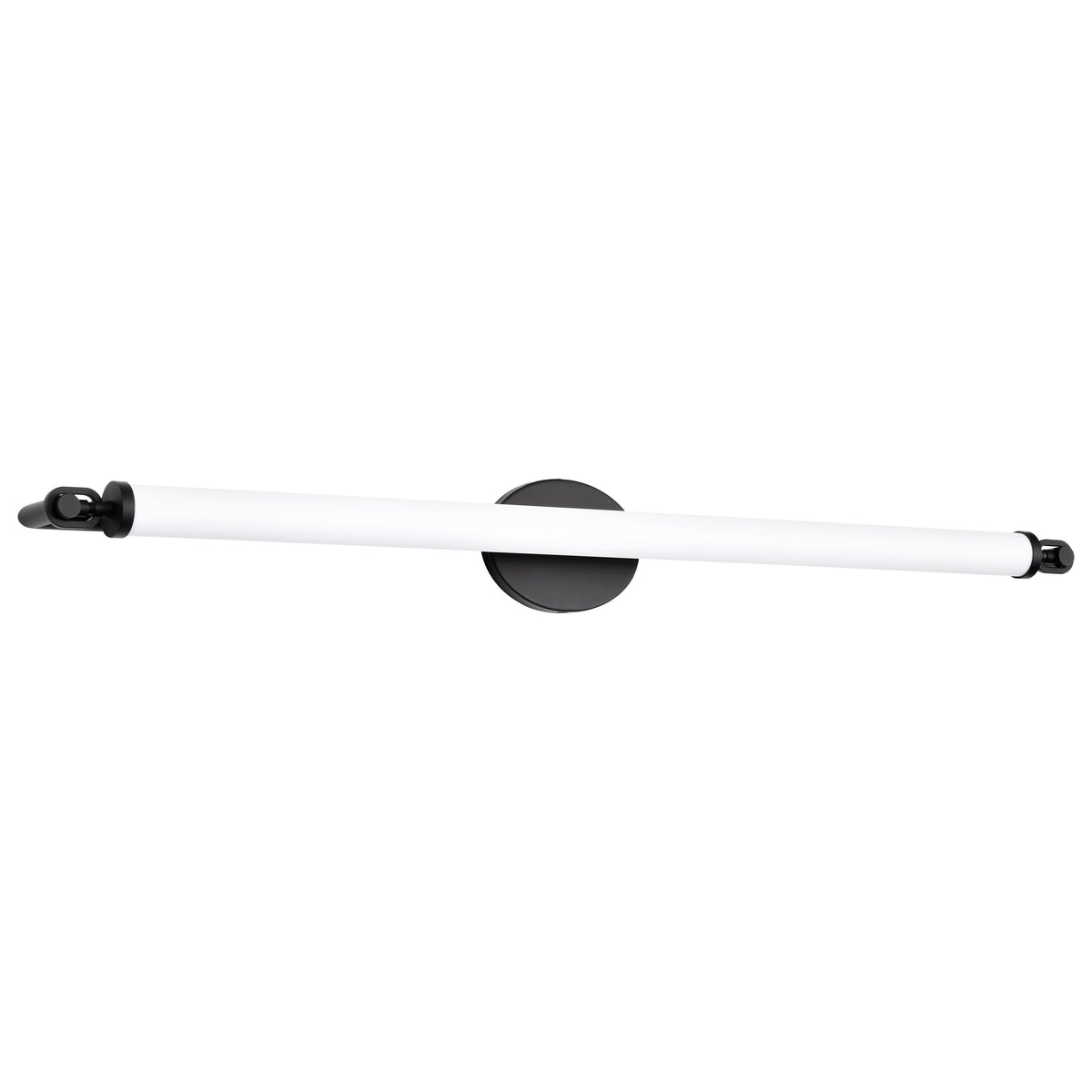 Edgeworth - 40 Inch LED Vanity - Matte Black - Acrylic Lens for hospitality spaces