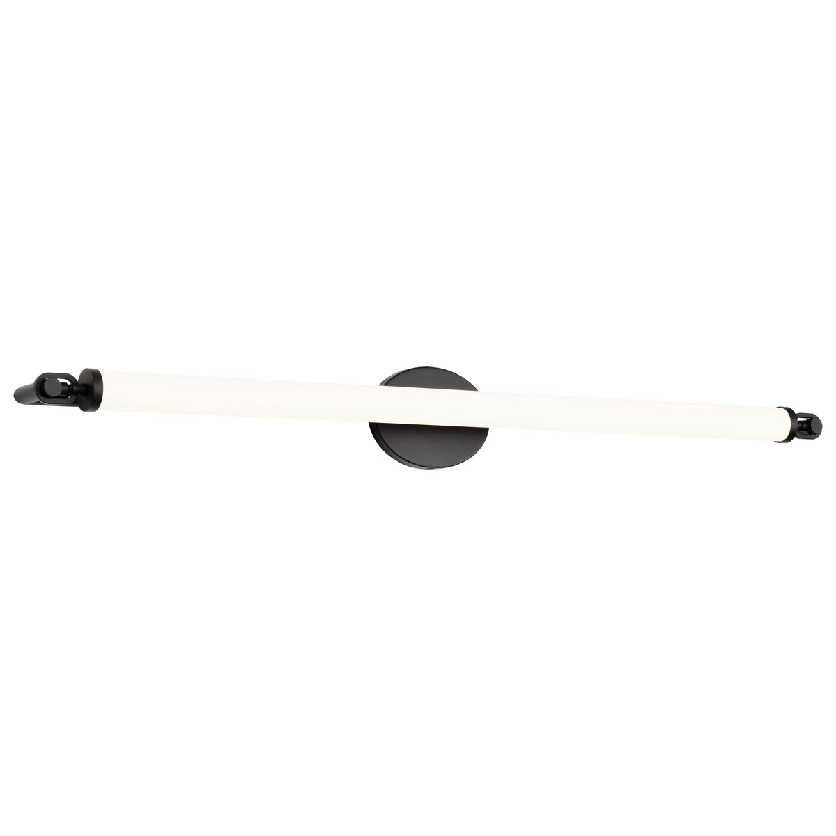 Edgeworth - 40 Inch LED Vanity - Matte Black - Acrylic Lens