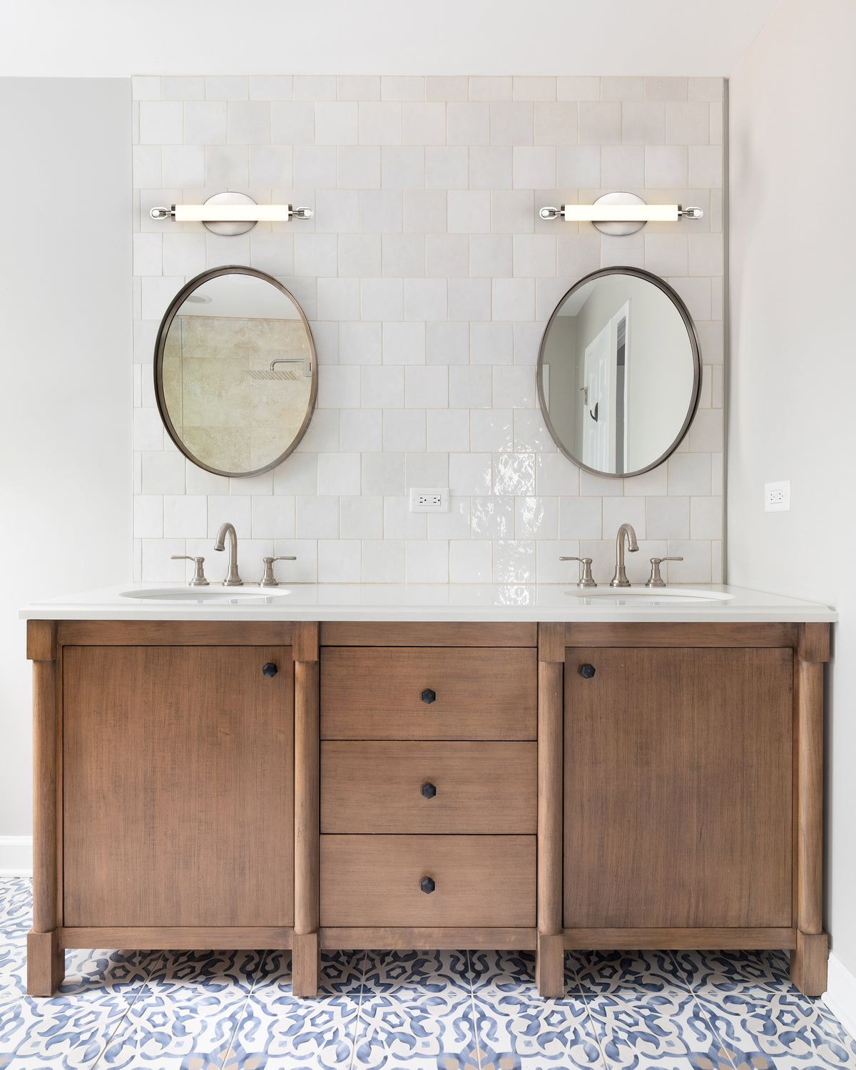 Edgeworth - 16 Inch LED Vanity - Brushed Nickel - Acrylic Lens