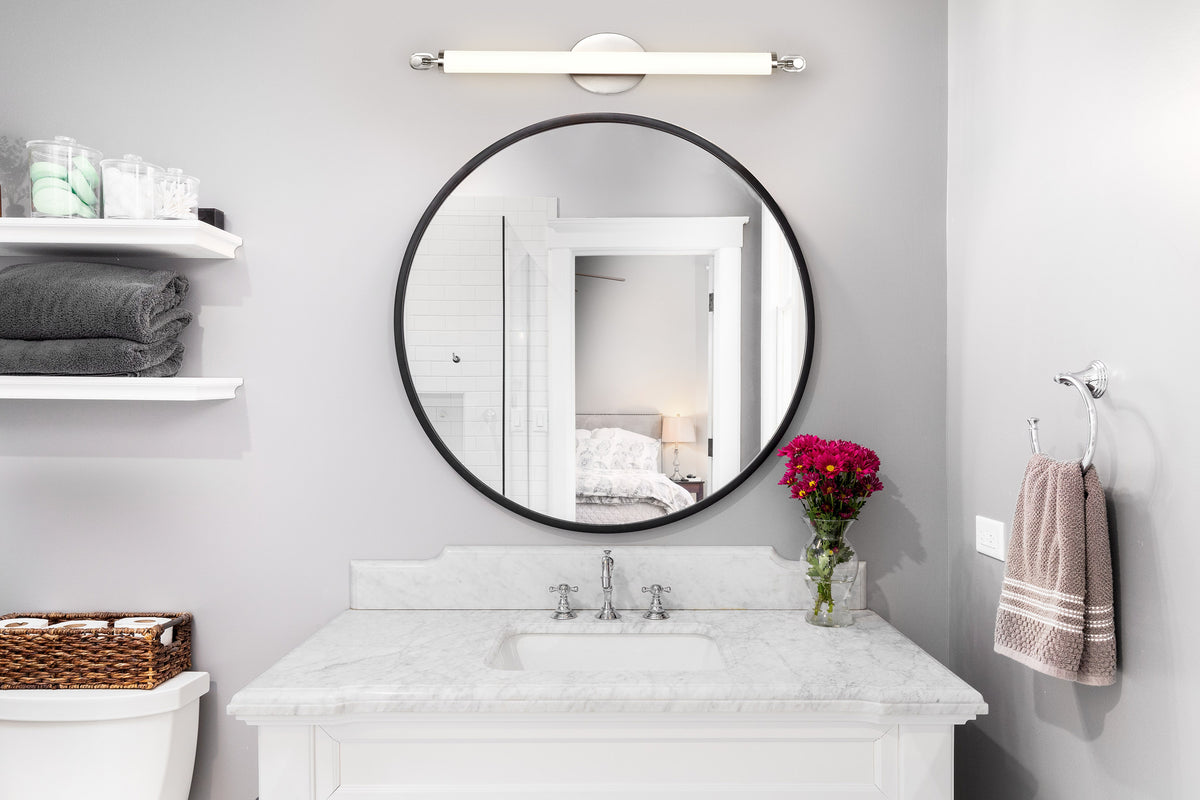 Edgeworth - 28 Inch LED Vanity - Brushed Nickel - Acrylic Lens