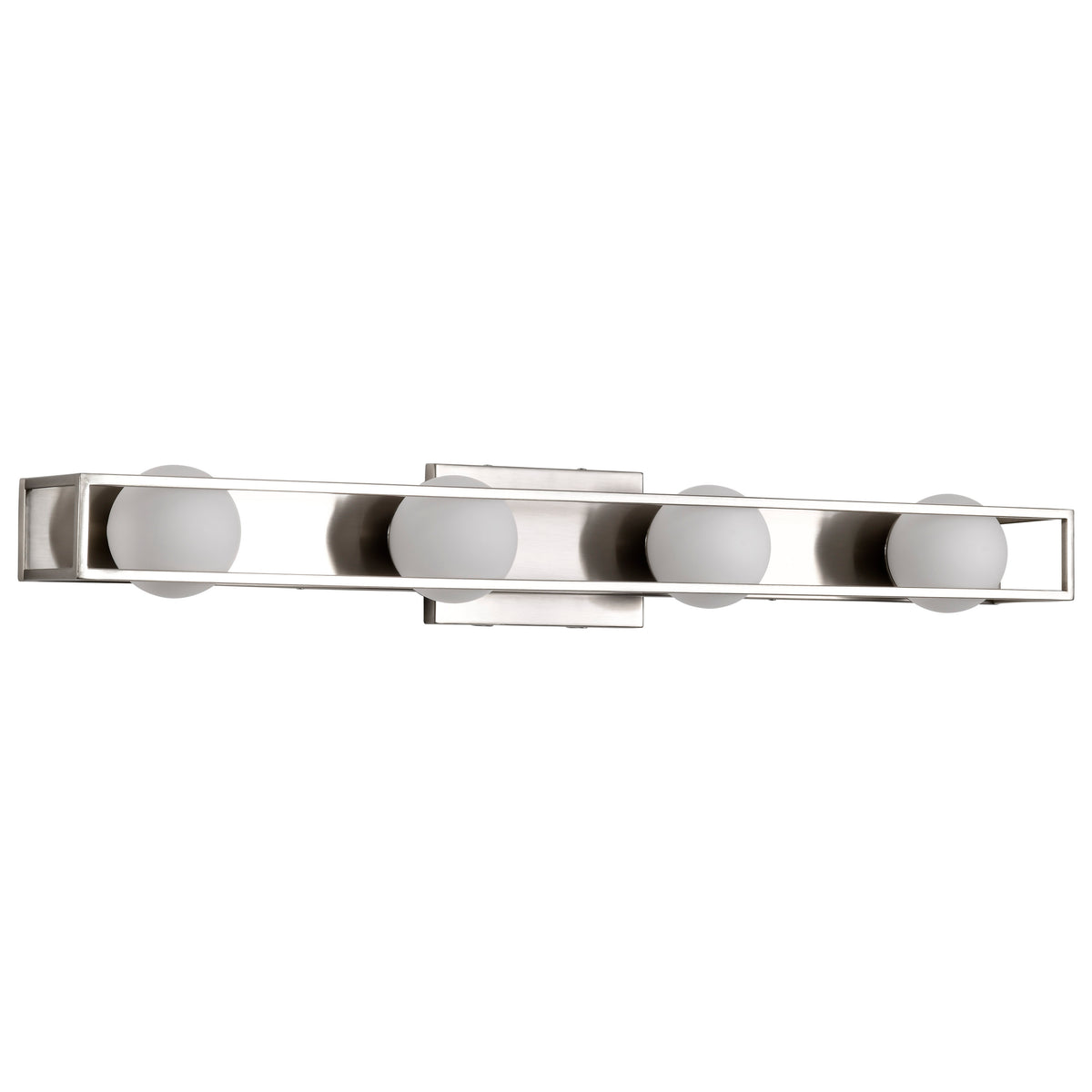 Jenkins - 32 Inch 4 Light LED Vanity - Brushed Nickel with Frosted Glass